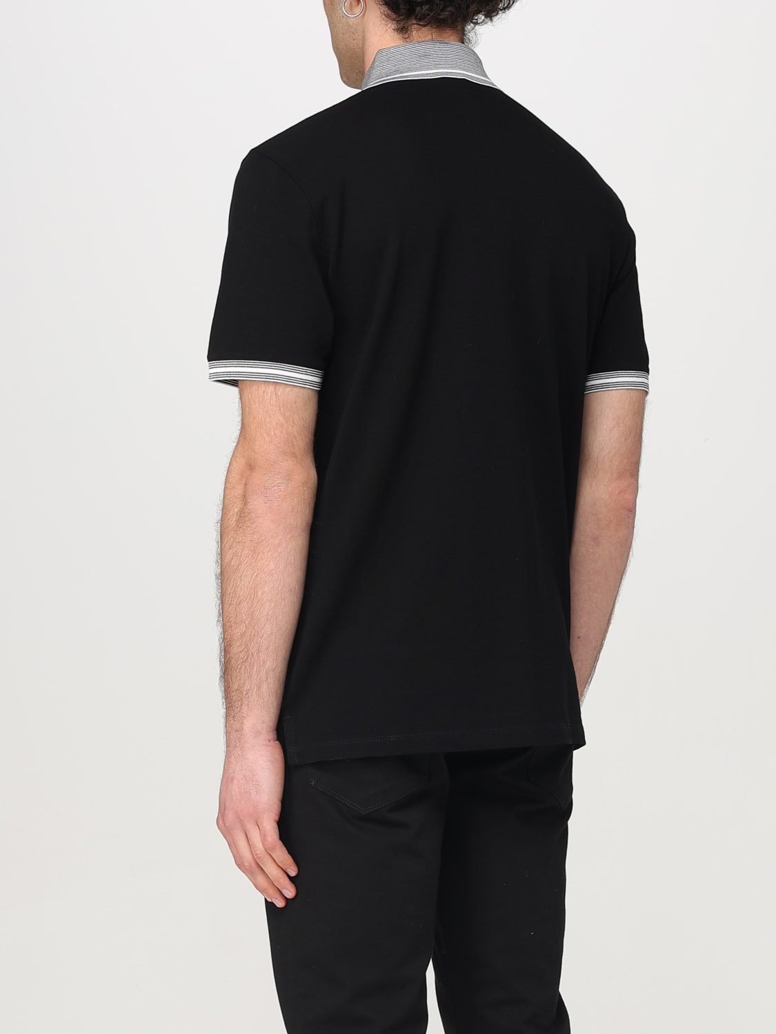 EMPORIO ARMANI POLO SHIRT: Polo shirt men Emporio Armani, Black - Img 2
