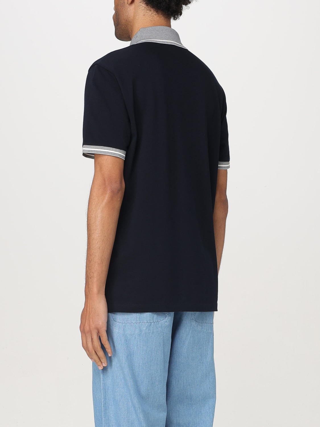 EMPORIO ARMANI POLO: Polo Emporio Armani in cotone , Blue - Img 2