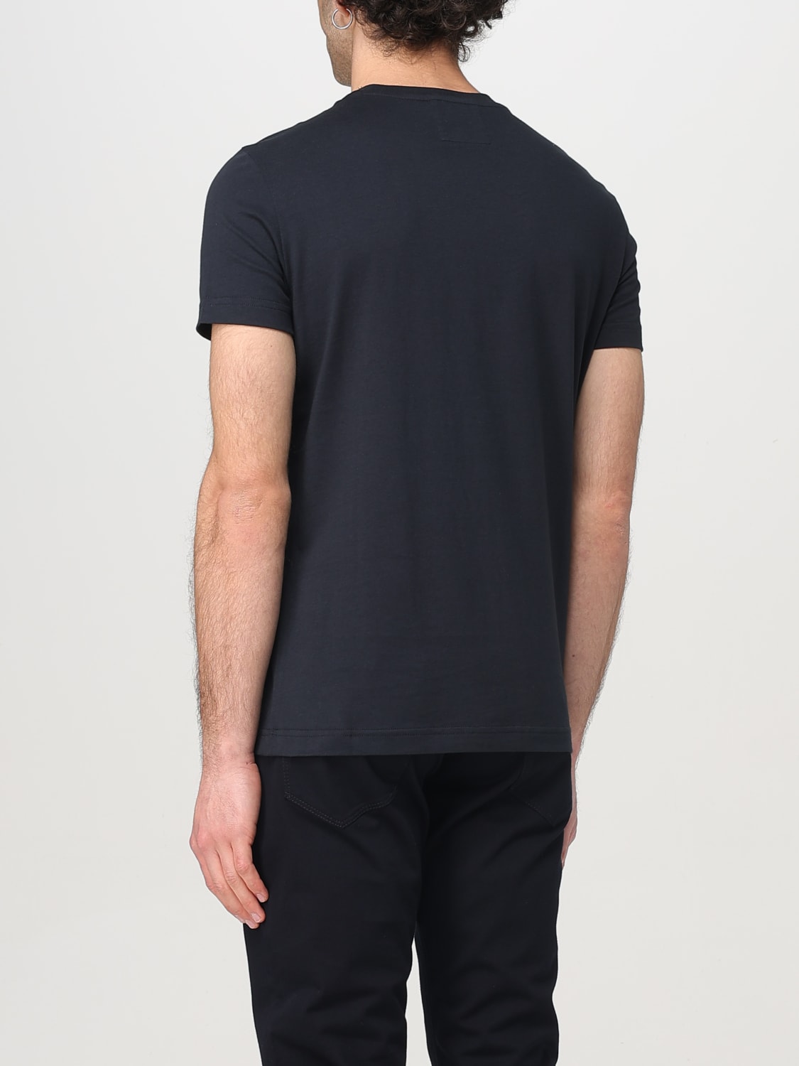 EMPORIO ARMANI T-SHIRT: T-shirt men Emporio Armani, Blue - Img 2