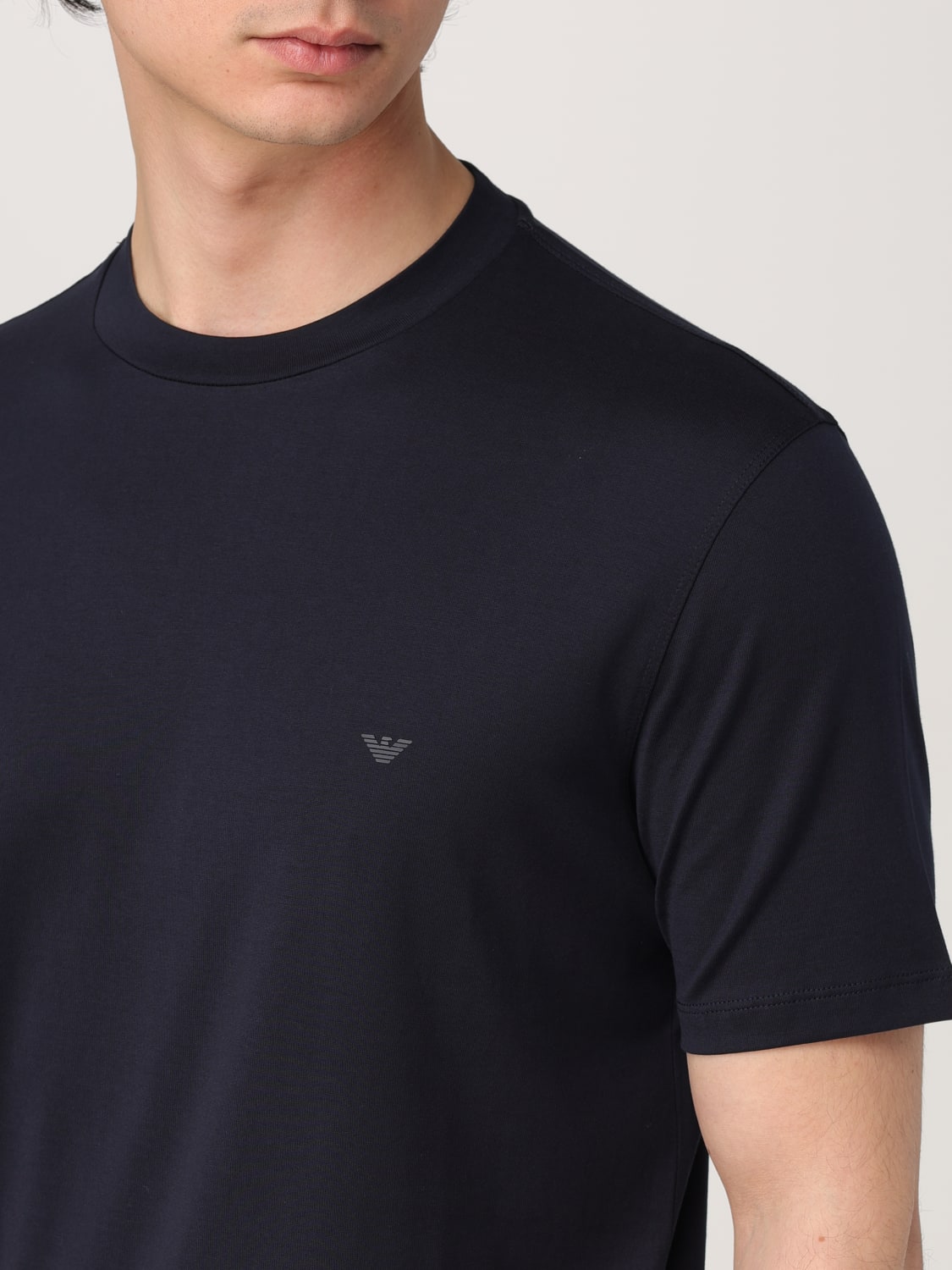 EMPORIO ARMANI: T-shirt men - Blue | Emporio Armani t-shirt EMPORIO ARMANI: T-shirt men - Blue | Emporio Armani t-shirt