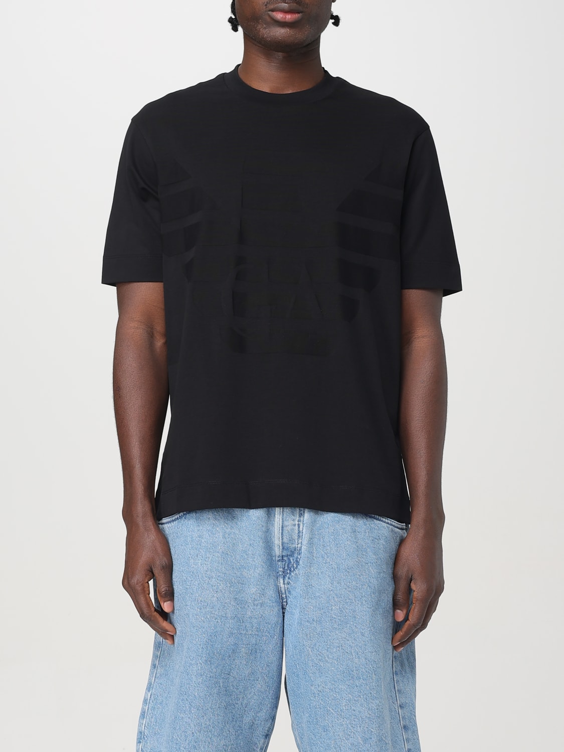 Tシャツ・カットソー EMPORIO ARMANI Men T-shirt Black EM000943AF10762 FC158 EMPORIO ARMANI: T-shirt men - Black | Emporio Armani t-shirt
