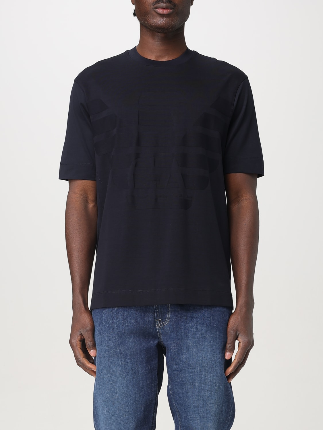 Tシャツ・カットソー EMPORIO ARMANI Men T-shirt Blue EM000943AF10762 FB232 EMPORIO ARMANI: T-shirt men - Blue | Emporio Armani t-shirt
