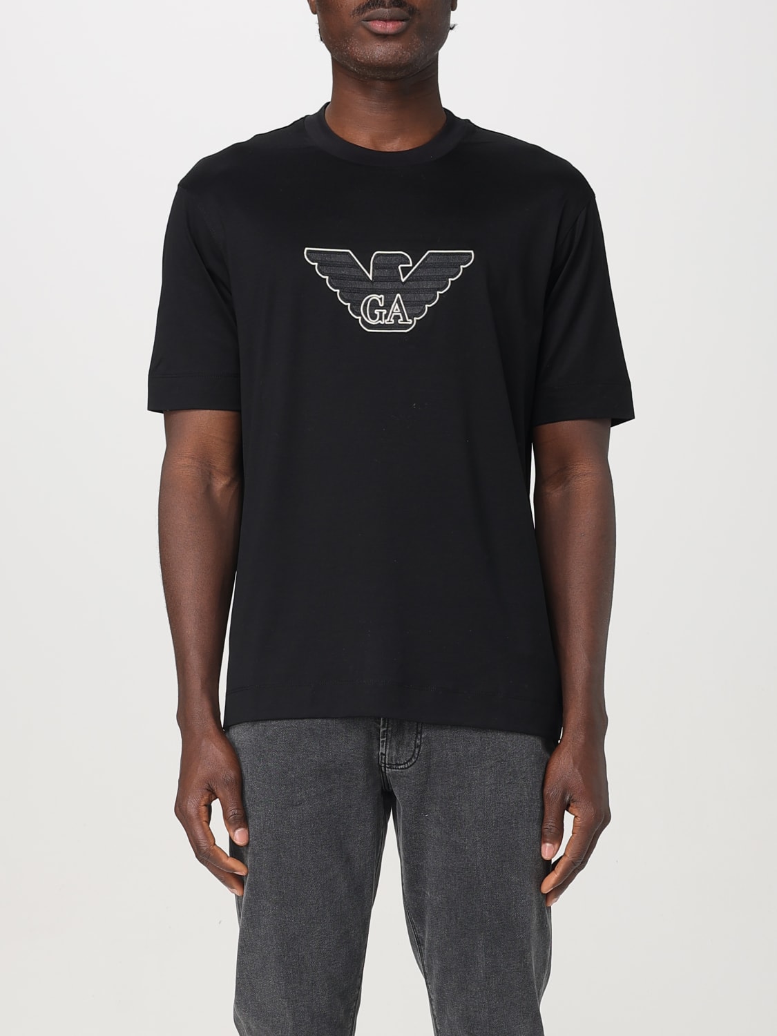 Tシャツ・カットソー EMPORIO ARMANI Men T-shirt Black 1 EM001033AF10017 MC170 EMPORIO ARMANI: T-shirt men - Black 1 | Emporio Armani t