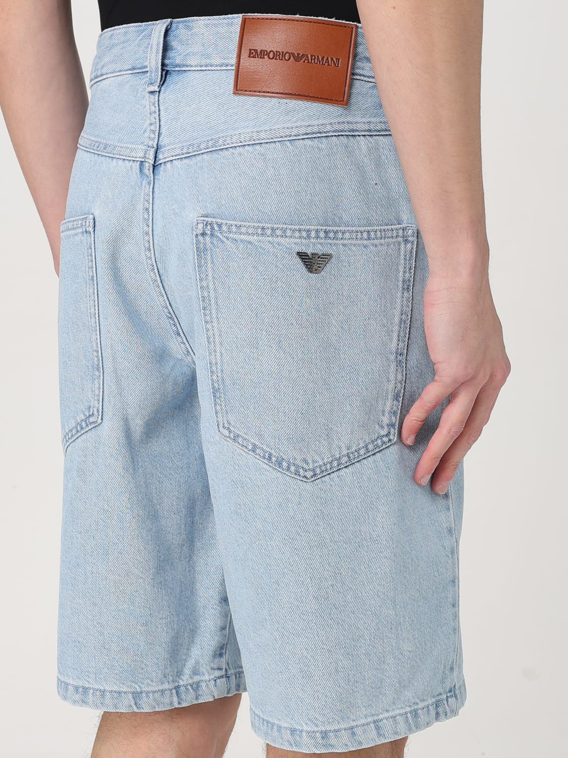 EMPORIO ARMANI: Jeans men - Blue | Emporio Armani short