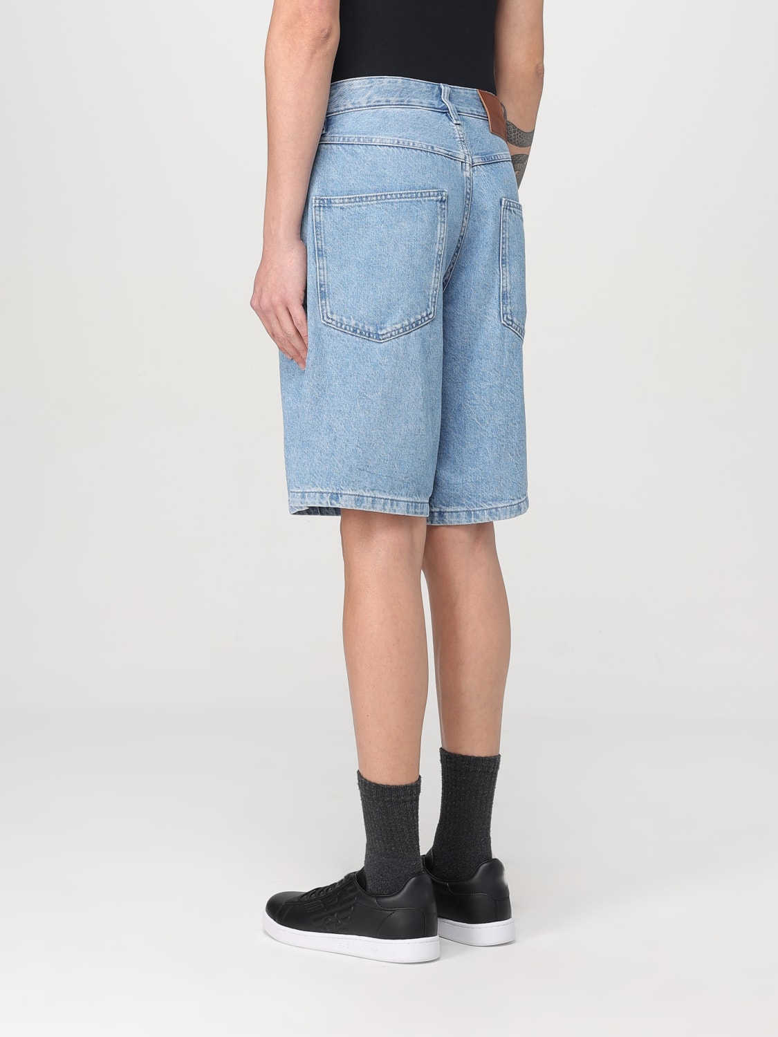 EMPORIO ARMANI PANTALONCINO: Pantaloncino Emporio Armani in denim , Denim - Img 2