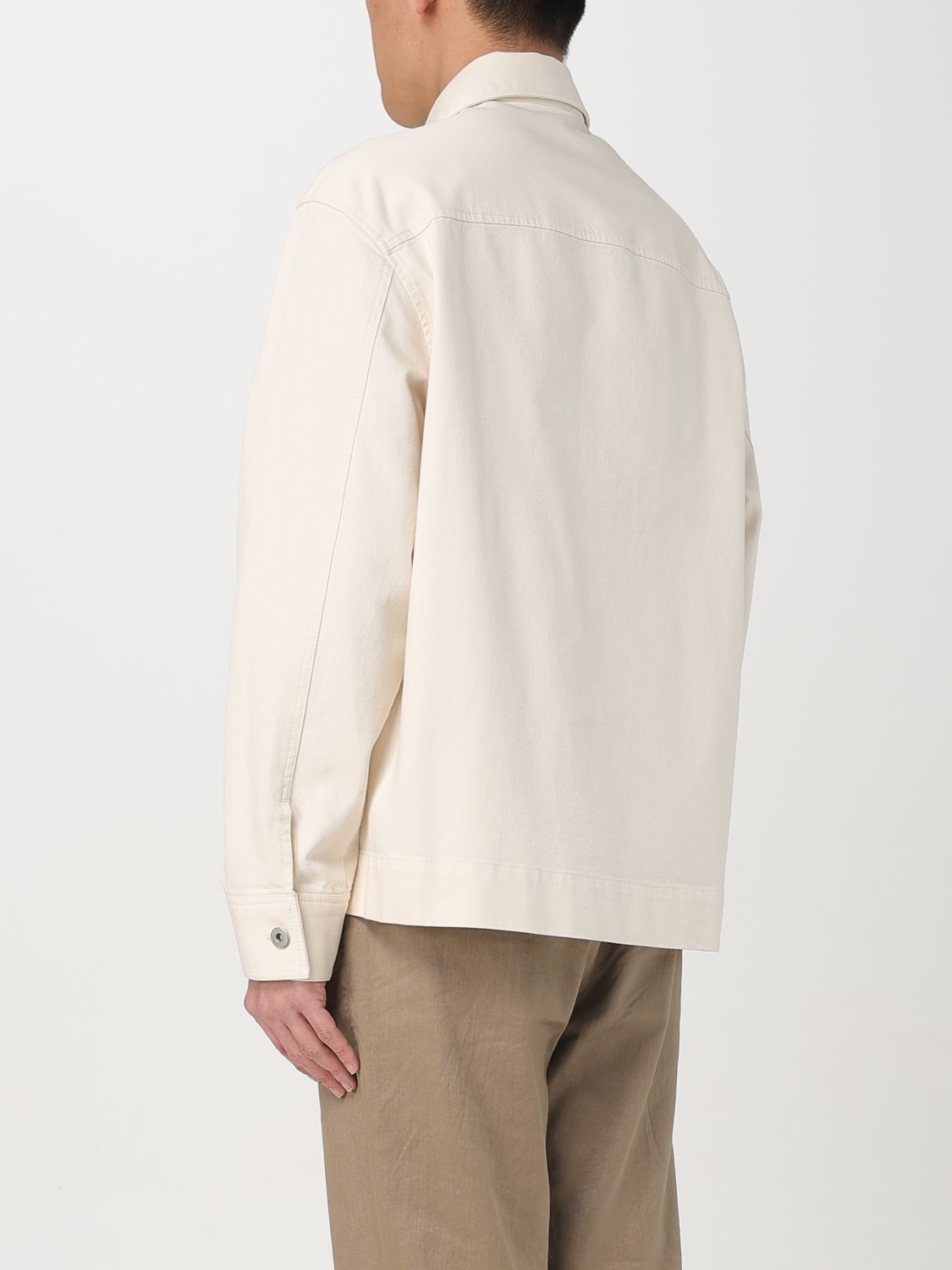 EMPORIO ARMANI CAMICIA: Camicia Emporio Armani in misto cotone , Panna - Img 2
