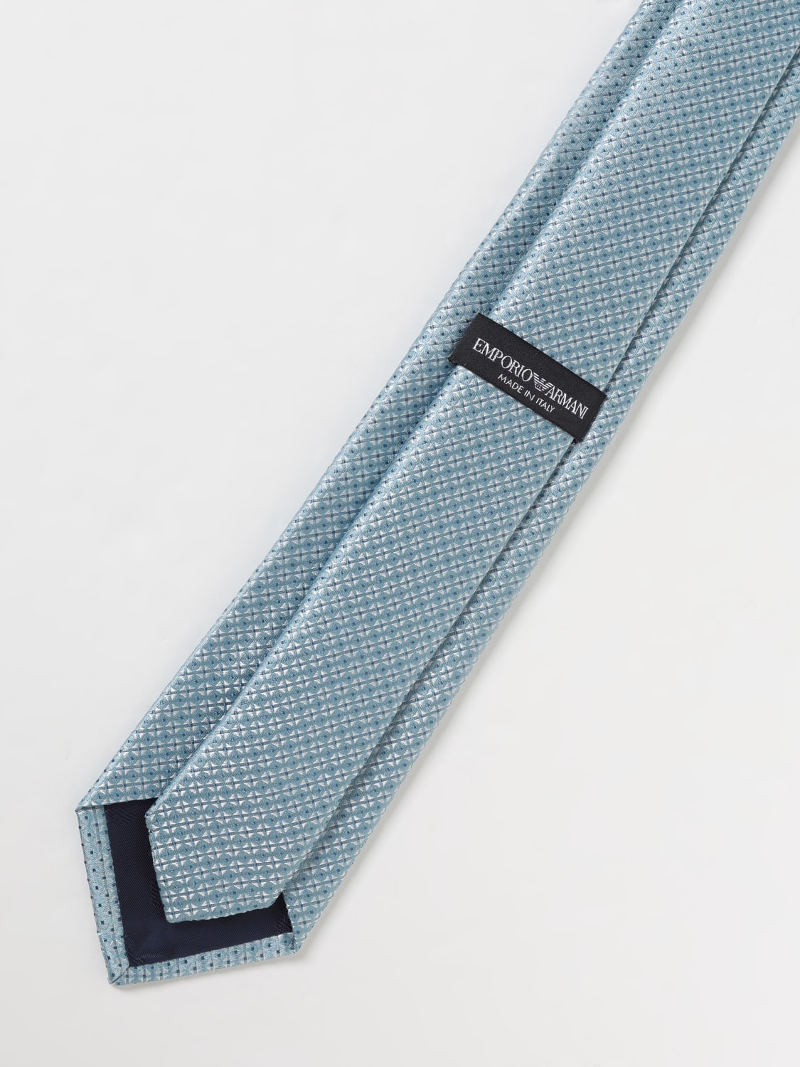 EMPORIO ARMANI CRAVATTA: Cravatta Emporio Armani in seta jacquard , Verde - Img 2