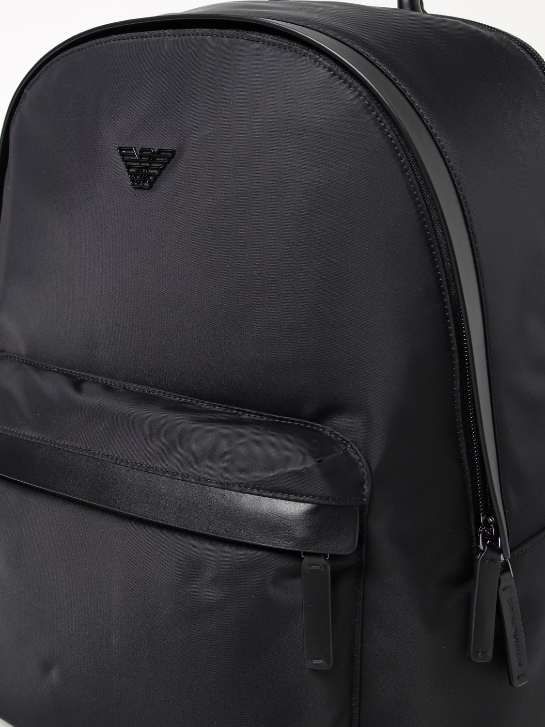 EMPORIO ARMANI ZAINO: Zaino Emporio Armani in nylon riciclato , Nero - Img 3