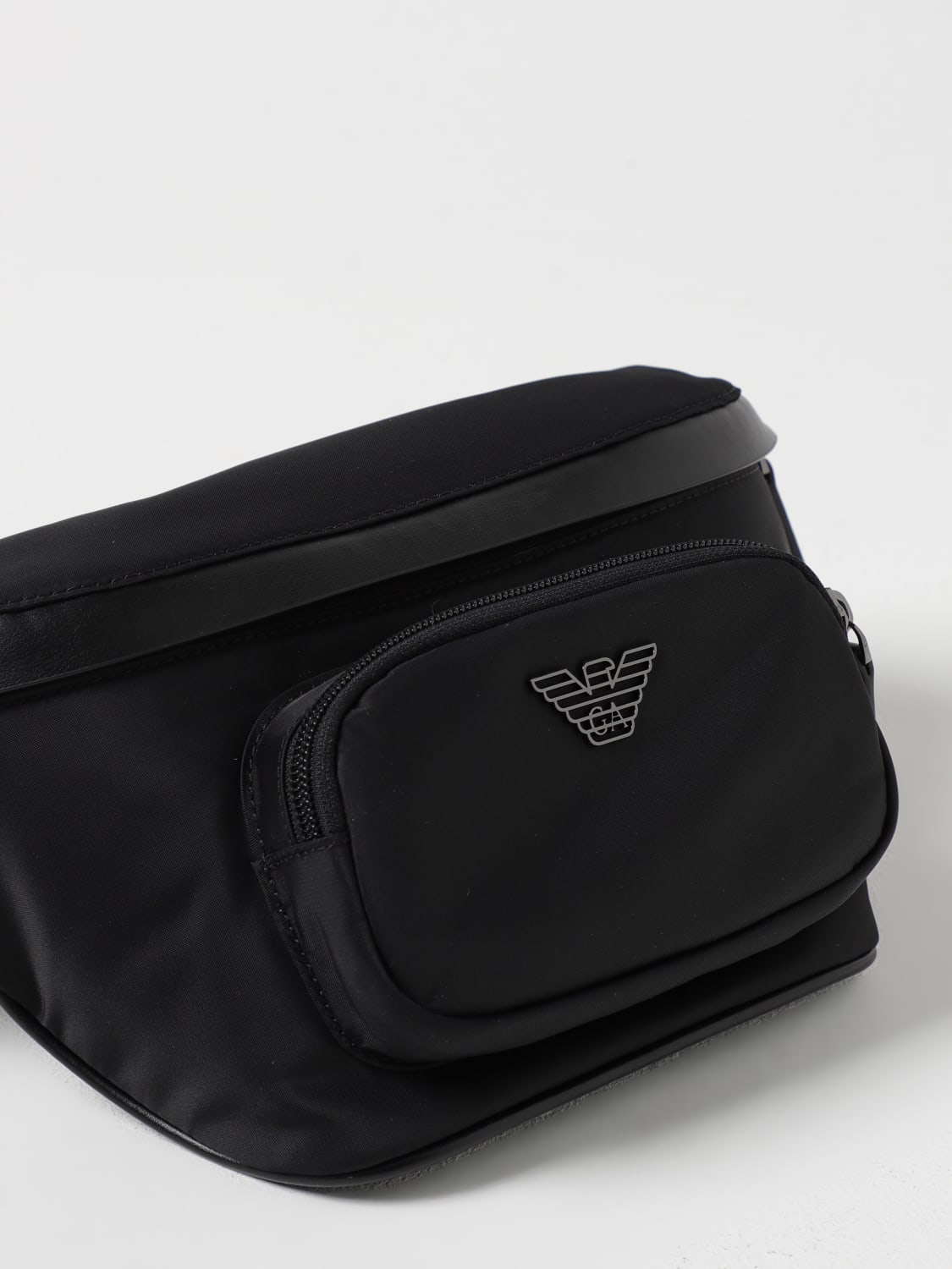 EMPORIO ARMANI 腰包: 手袋 男士 Emporio Armani, 黑色 - Img 3