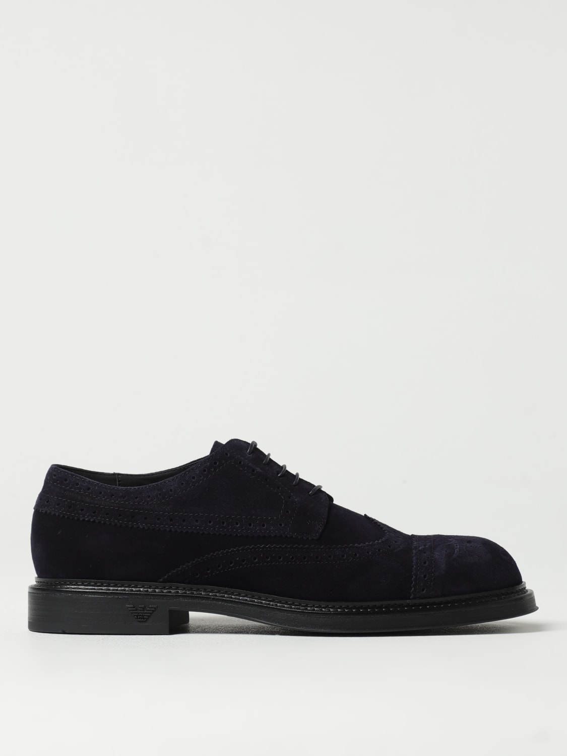 EMPORIO ARMANI SCHNÜRSCHUHE: Schuhe herren Emporio Armani, Blau - Img 1