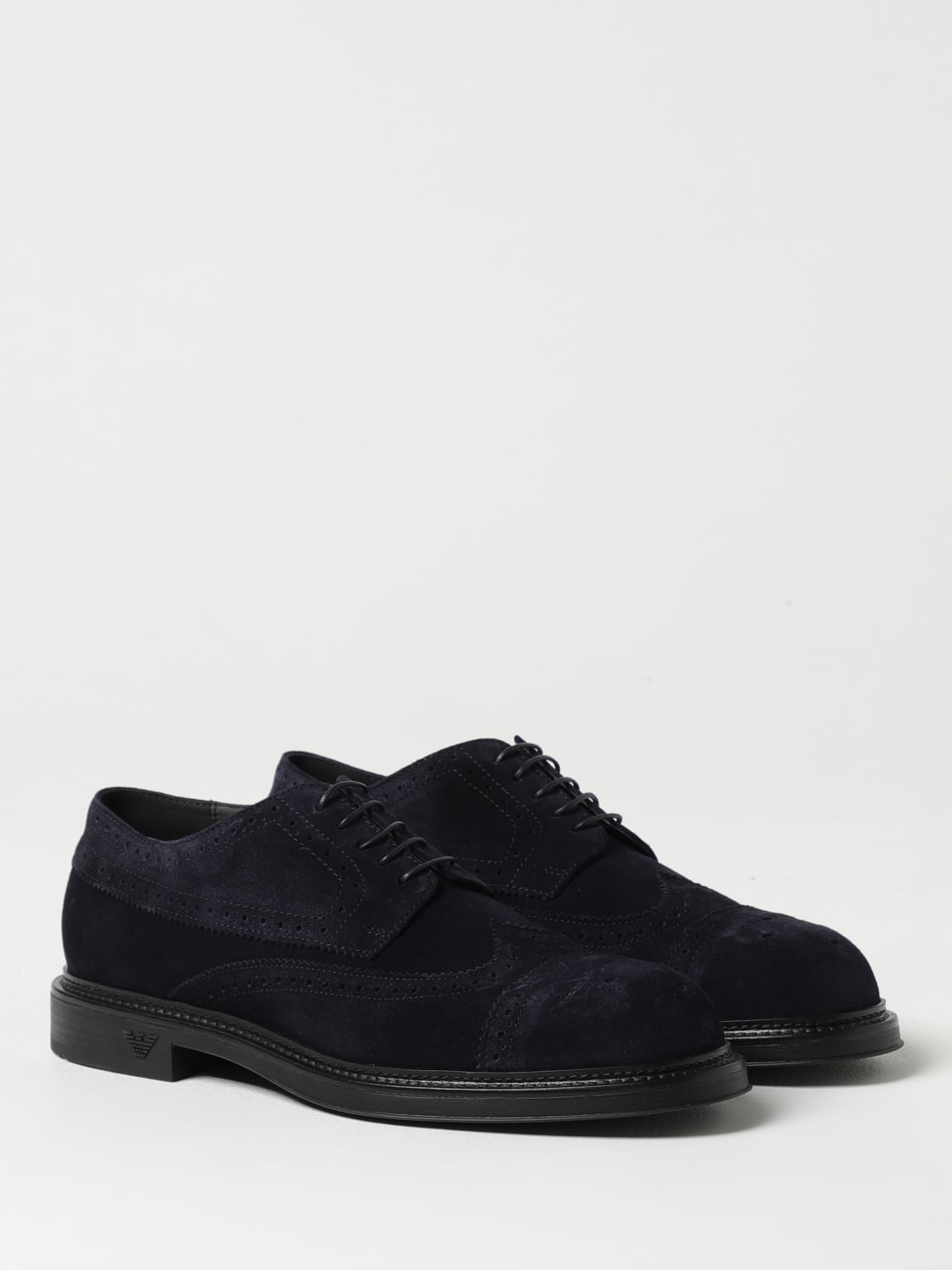 EMPORIO ARMANI SCHNÜRSCHUHE: Schuhe herren Emporio Armani, Blau - Img 2