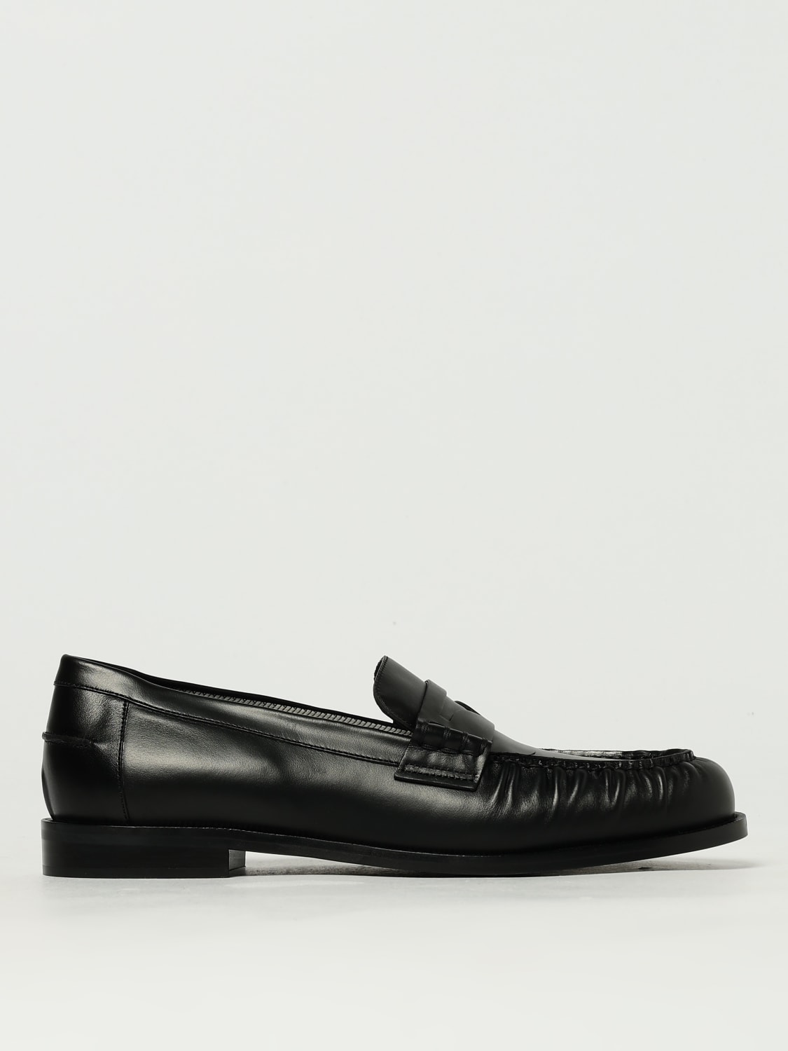 ※交渉可　EMPORIO ARMANI ブラック フラットシューズ EMPORIO ARMANI: Shoes men - Black | Emporio Armani loafers