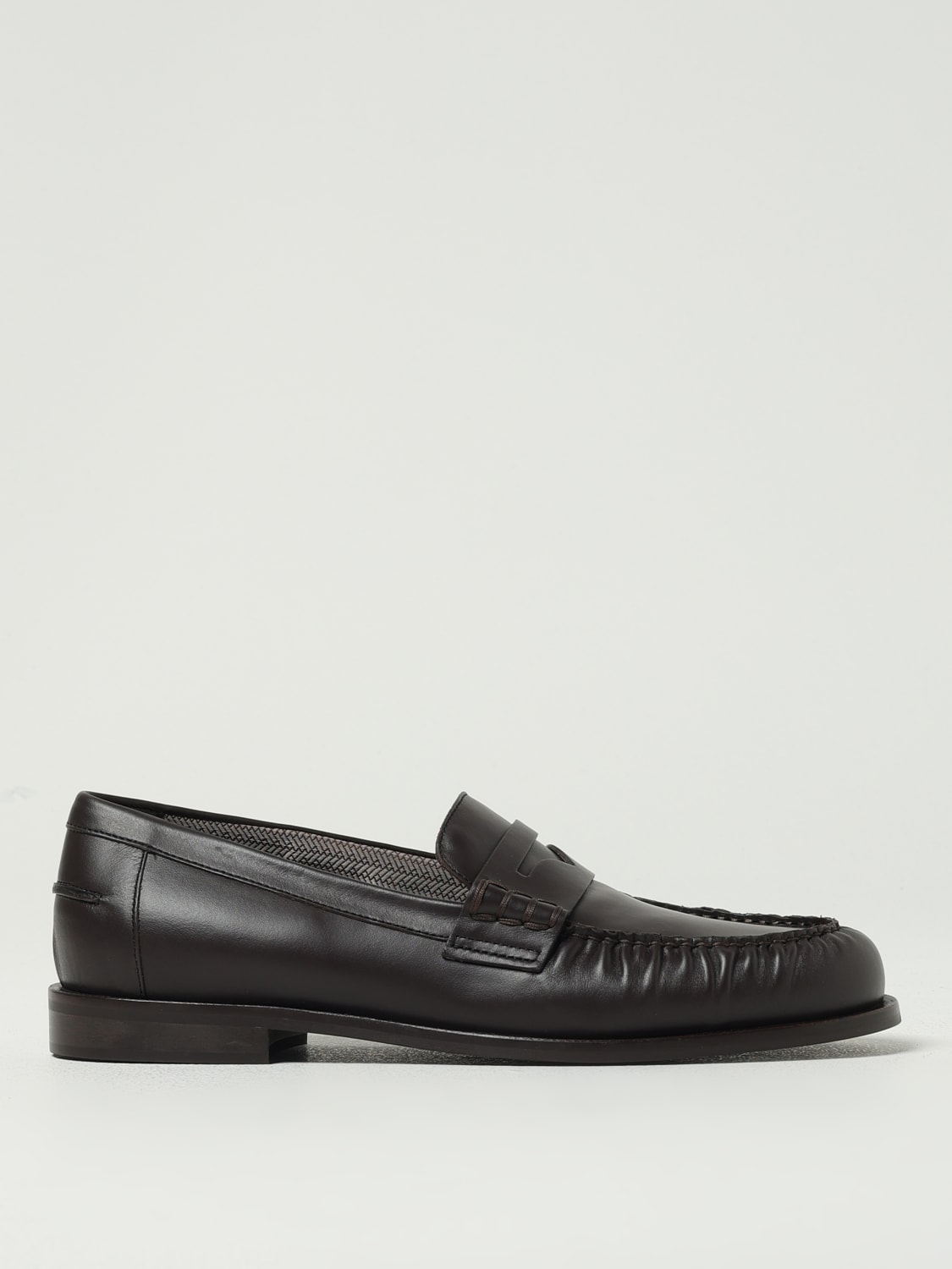 EMPORIO ARMANI MOKASSINS: Schuhe herren Emporio Armani, Braun - Img 1