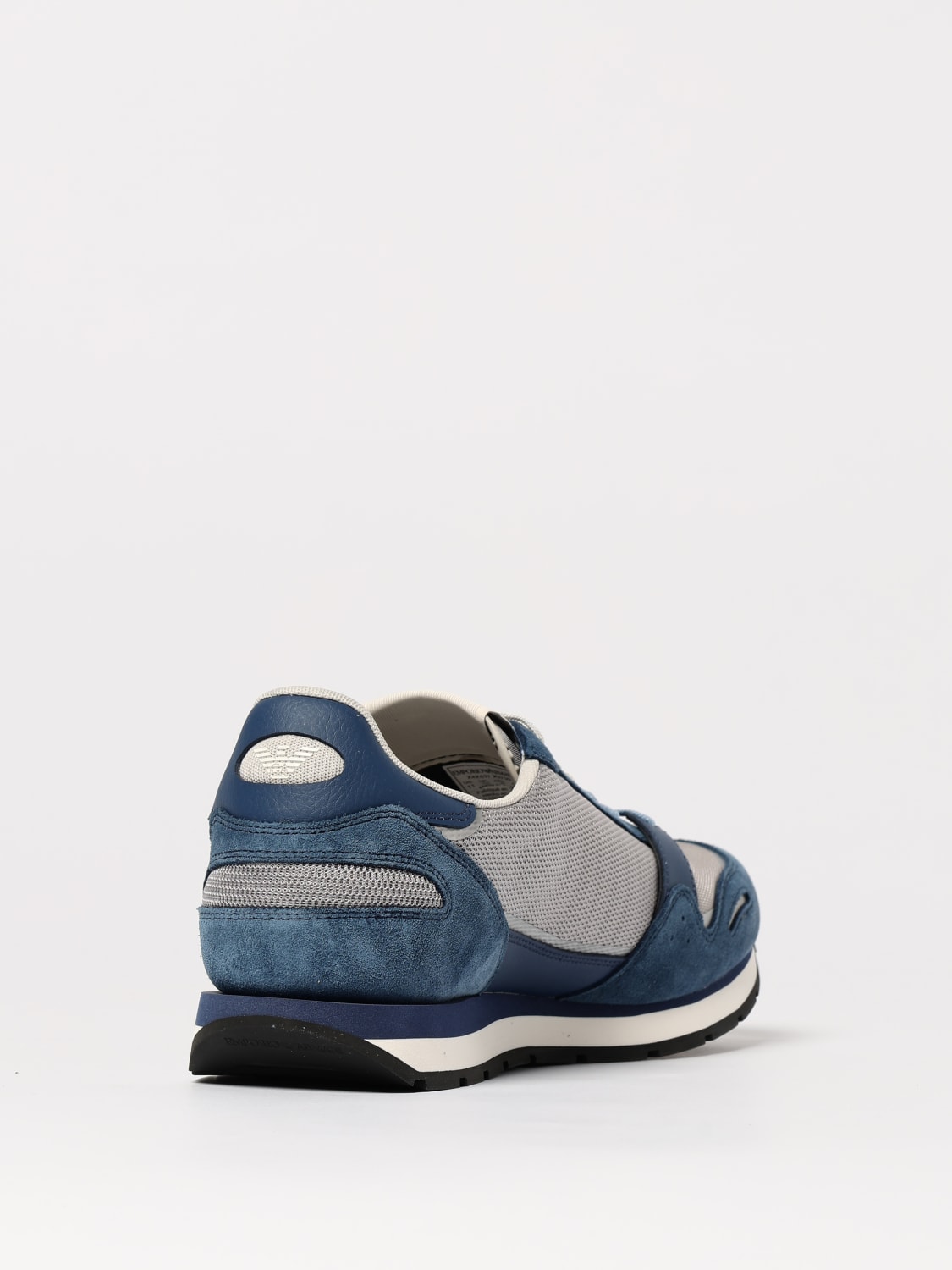 EMPORIO ARMANI SNEAKERS: Sneakers men Emporio Armani, Blue - Img 3