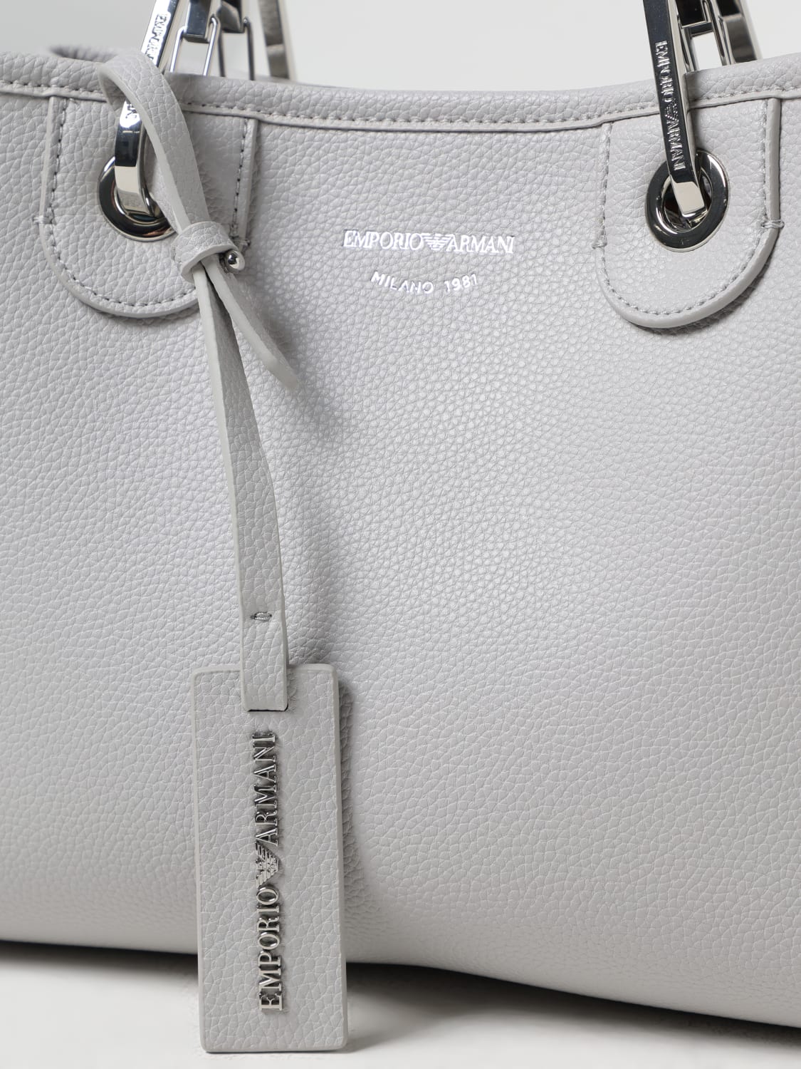EMPORIO ARMANI: Shoulder bag woman - Pearl | Emporio Armani
