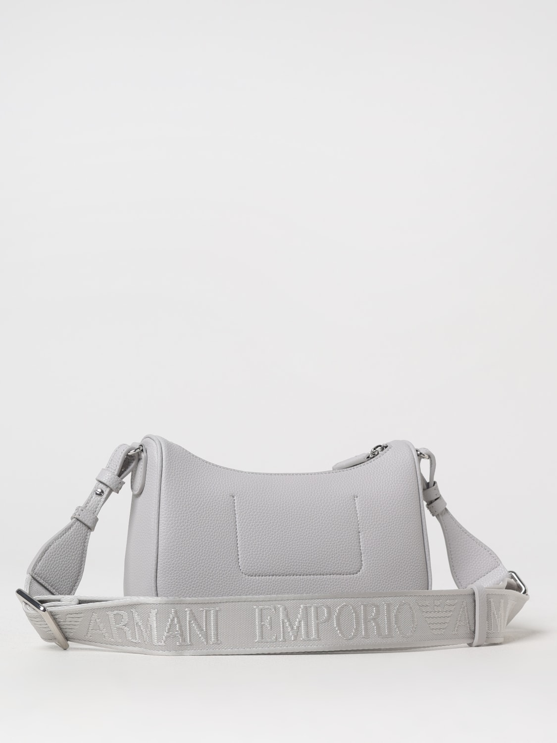 EMPORIO ARMANI BORSA MINI: Borsa a tracolla Emporio Armani in pelle sintetica a grana , Perla - Img 2