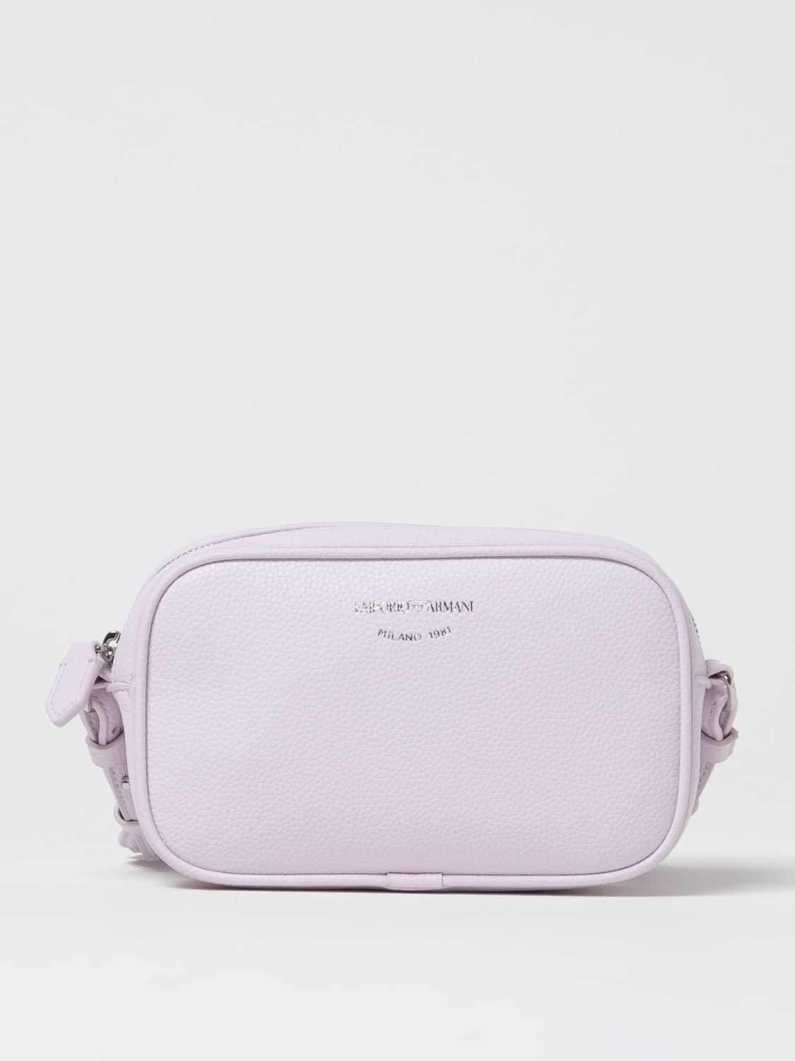 EMPORIO ARMANI BORSA MINI: Borsa Emporio Armani in pelle sintetica a grana , Rosa - Img 1