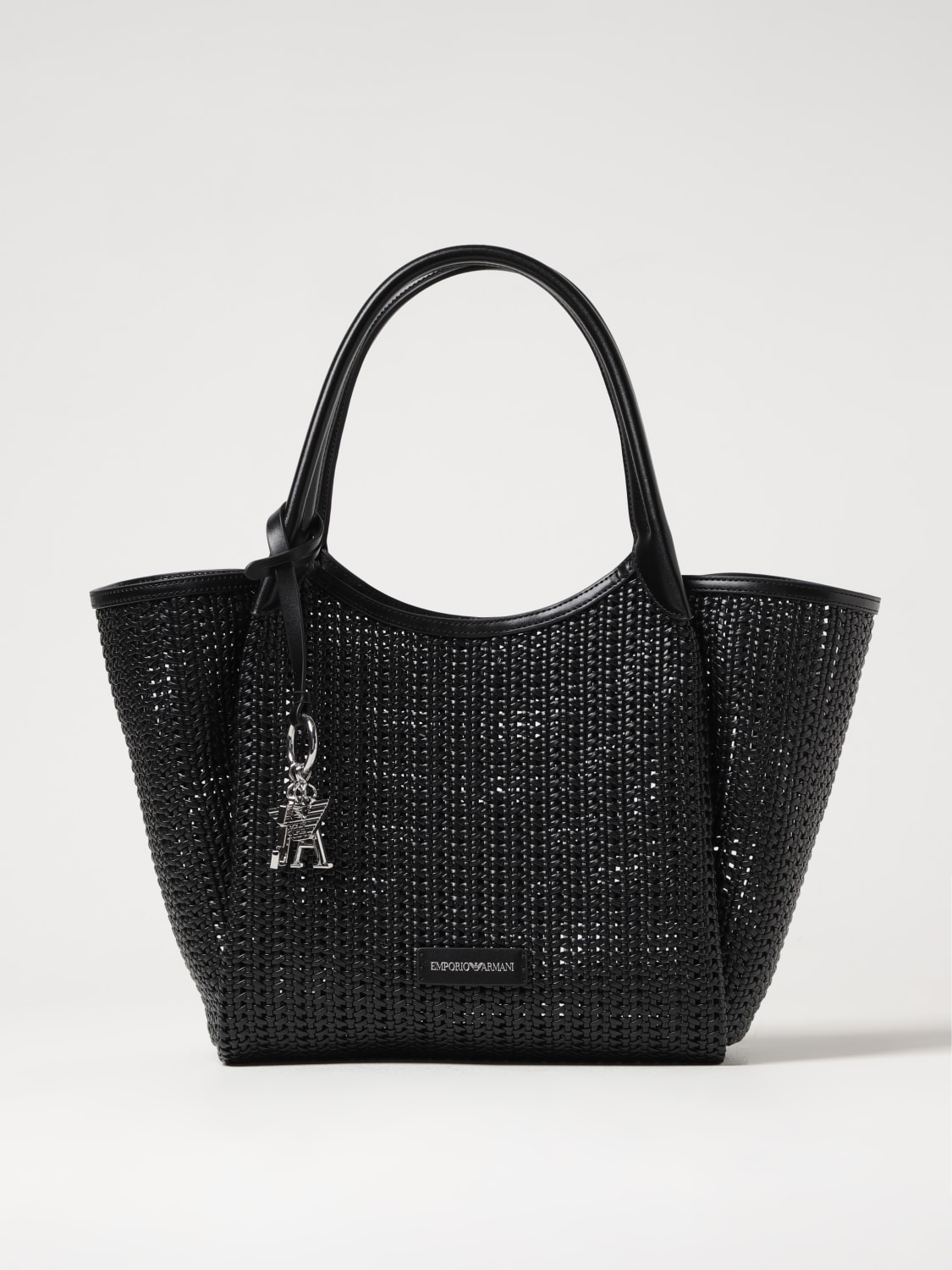 EMPORIO ARMANI TOTE BAG: Shoulder bag woman Emporio Armani, Black - Img 1