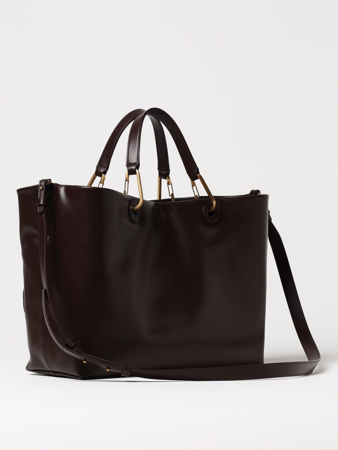 トートバッグ EMPORIO ARMANI Woman Tote bags Black EW000360AF13792 UC001 Shopper bag with allover embossed logo | Armani Exchange