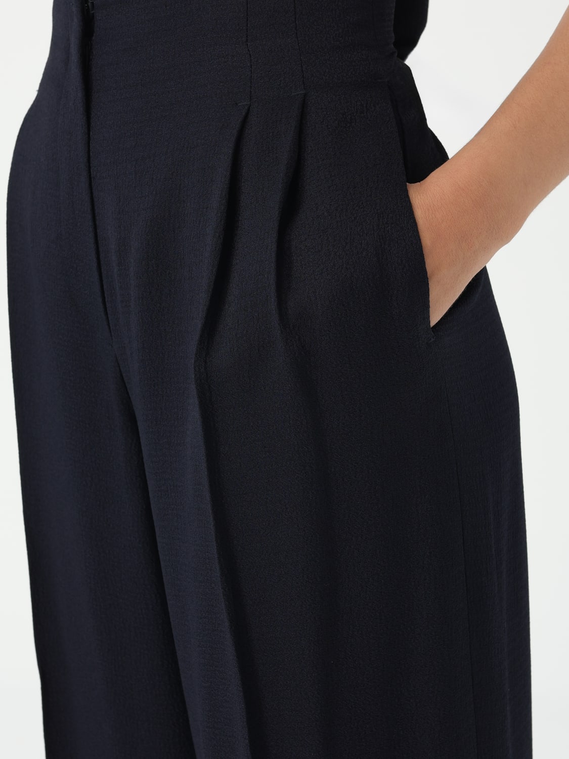 パンツ EMPORIO ARMANI Woman Pants Navy EW000981TE12241 UB115 EMPORIO ARMANI: Pants woman - Navy | Emporio Armani pants