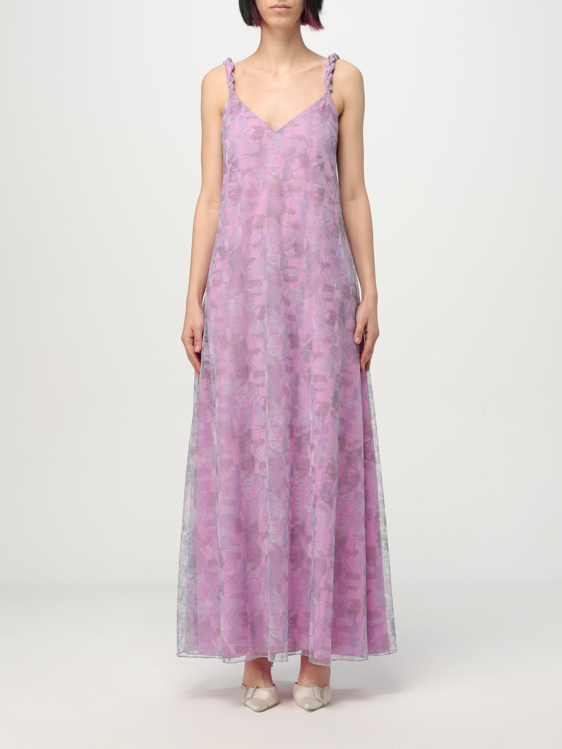 ワンピース EMPORIO ARMANI Woman Dress Pink EW001543TE13530 F8074 EMPORIO ARMANI: Dress woman - Pink | Emporio Armani dress