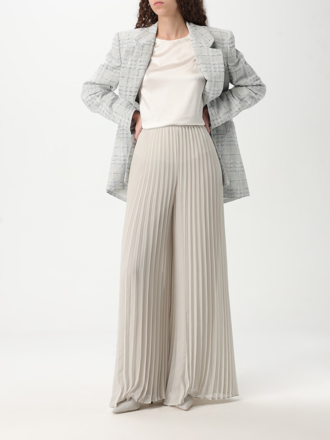 パンツ EMPORIO ARMANI Woman Pants Natural EW000840AF10209 U8011 EMPORIO ARMANI: Pants woman - Natural | Emporio Armani pants