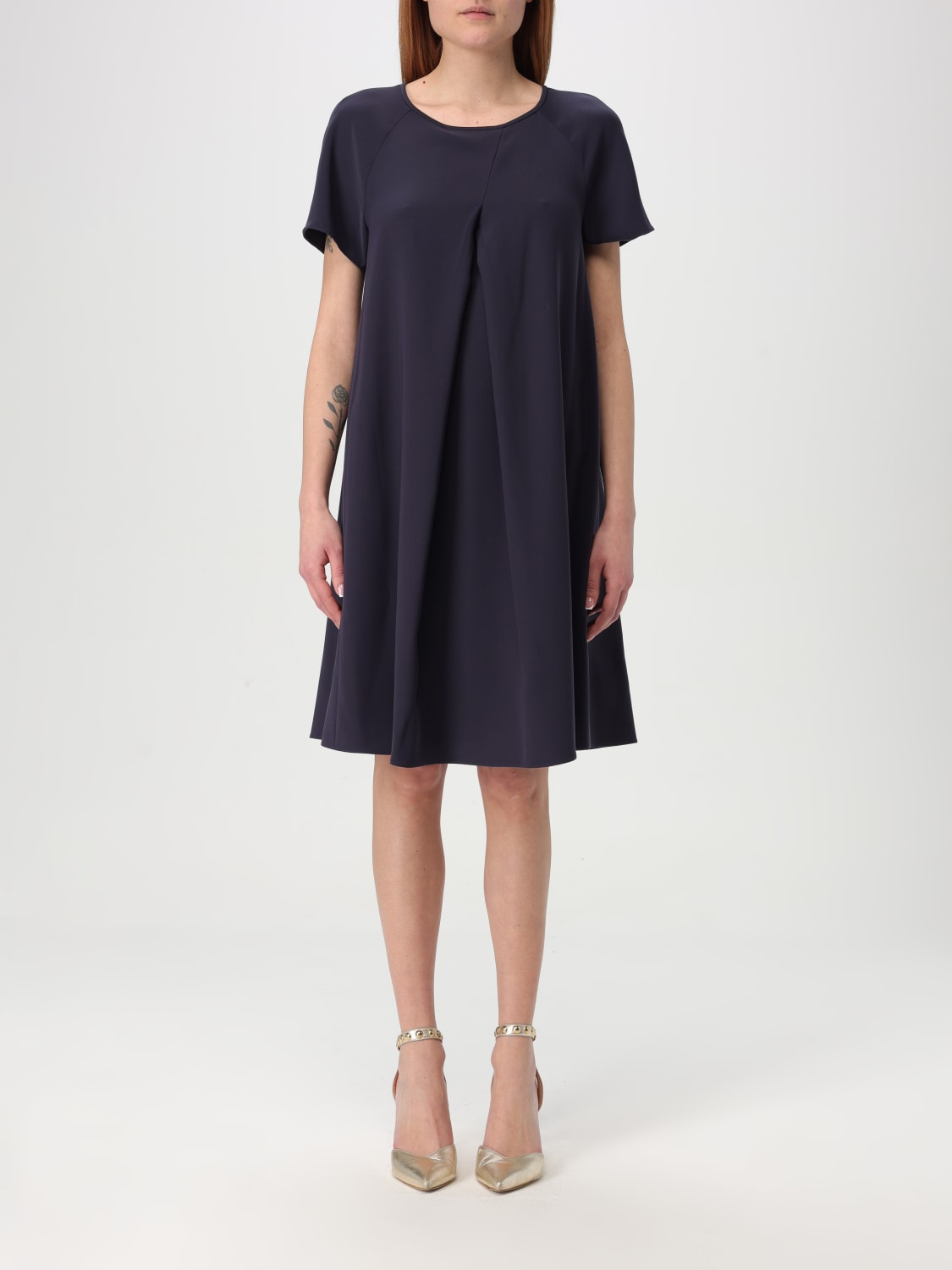 ワンピース EMPORIO ARMANI Woman Dress Blue EW001538TE14039 UB115 EMPORIO ARMANI: Dress woman - Blue | Emporio Armani dress