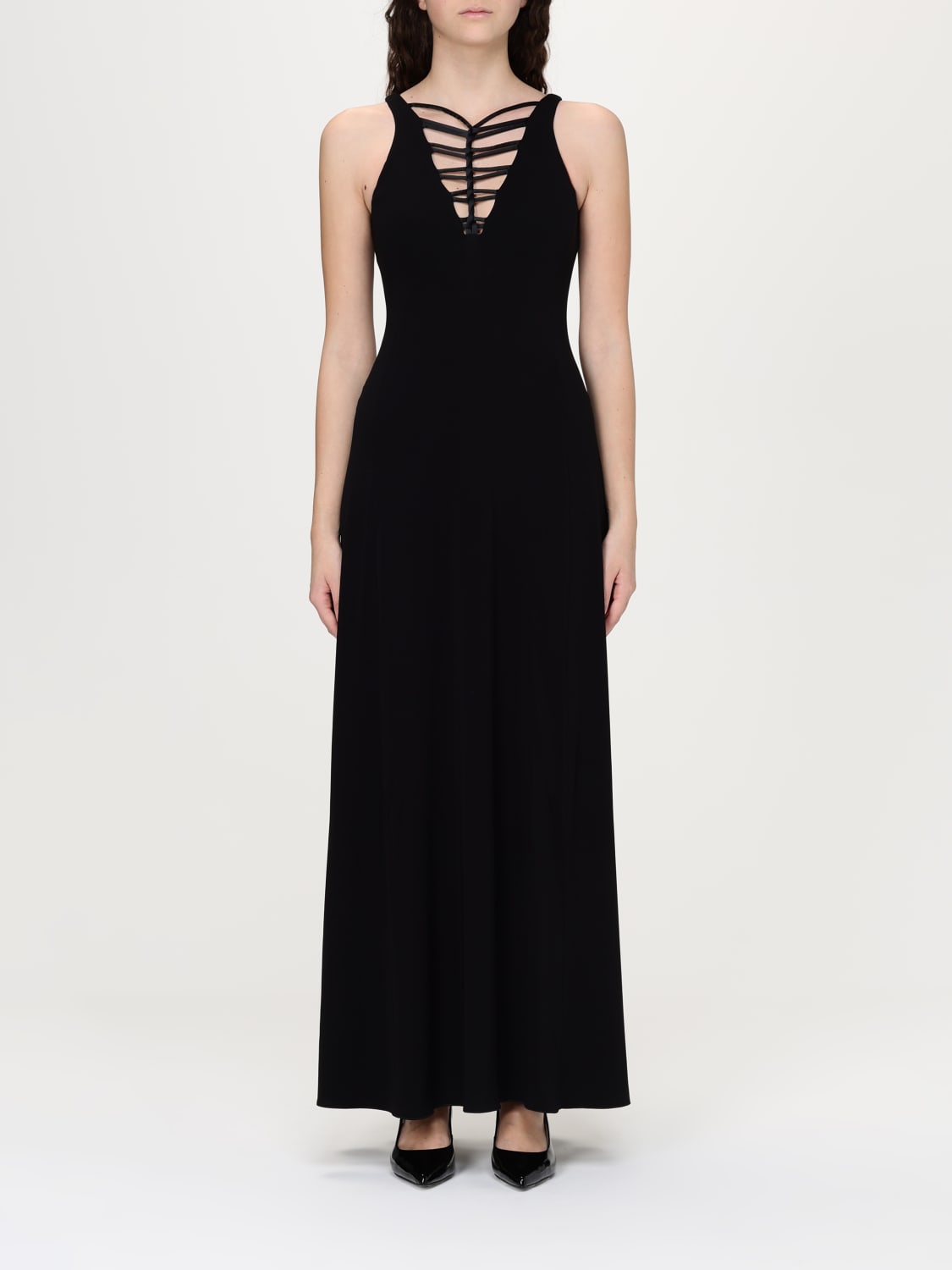 ワンピース EMPORIO ARMANI Woman Dress Black 6D2ATA2M29Z 0999 EMPORIO ARMANI | Black Women's Sheath Dress | YOOX