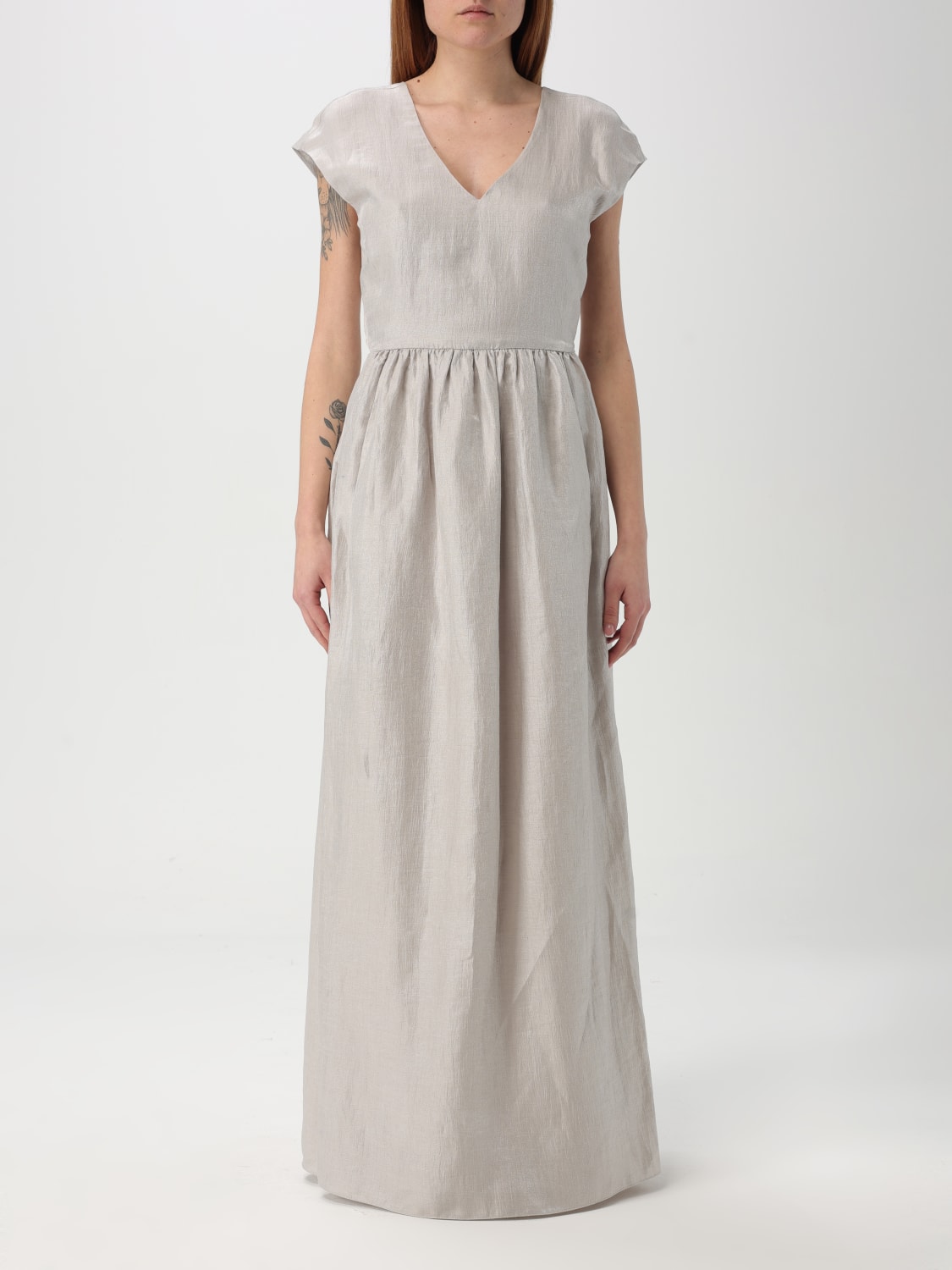 ワンピース EMPORIO ARMANI Woman Dress Pearl EW001744TE14311 U8011 EMPORIO ARMANI: Dress woman - Pearl | Emporio Armani dress