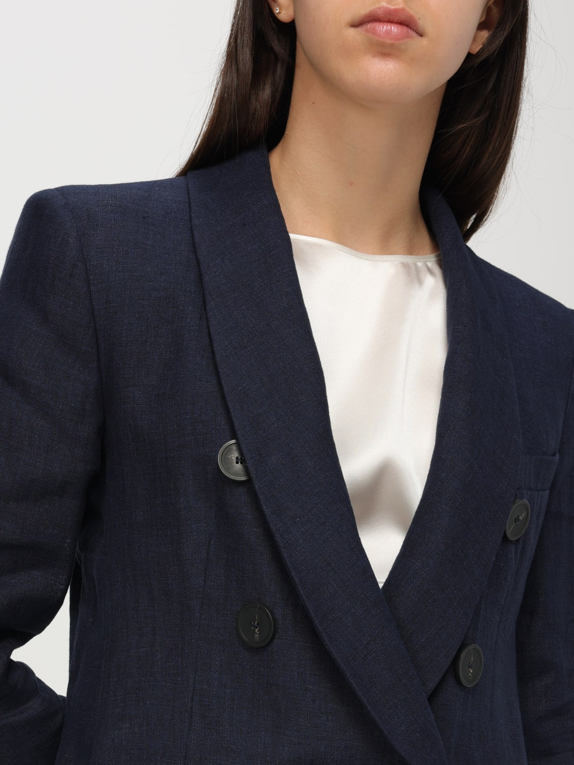 アウターその他 EMPORIO ARMANI Woman Blazer Blue EW001558TE10381 OB003 EMPORIO ARMANI: Blazer woman - Blue | Emporio Armani blazer