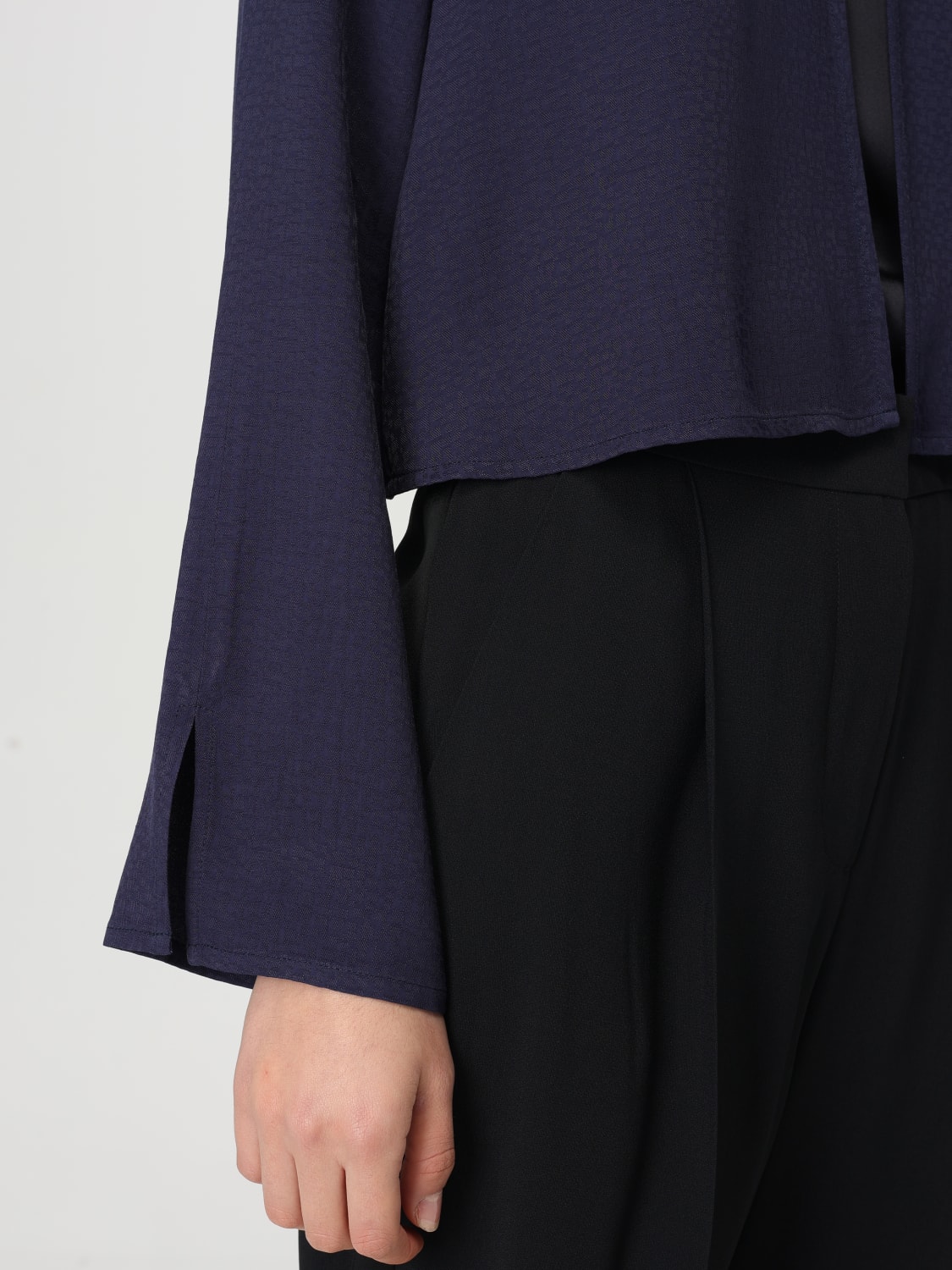 ジャケット EMPORIO ARMANI Woman Jacket Blue EW001078AF12691 UB115 EMPORIO ARMANI: Blazer woman - Blue | Emporio Armani jacket