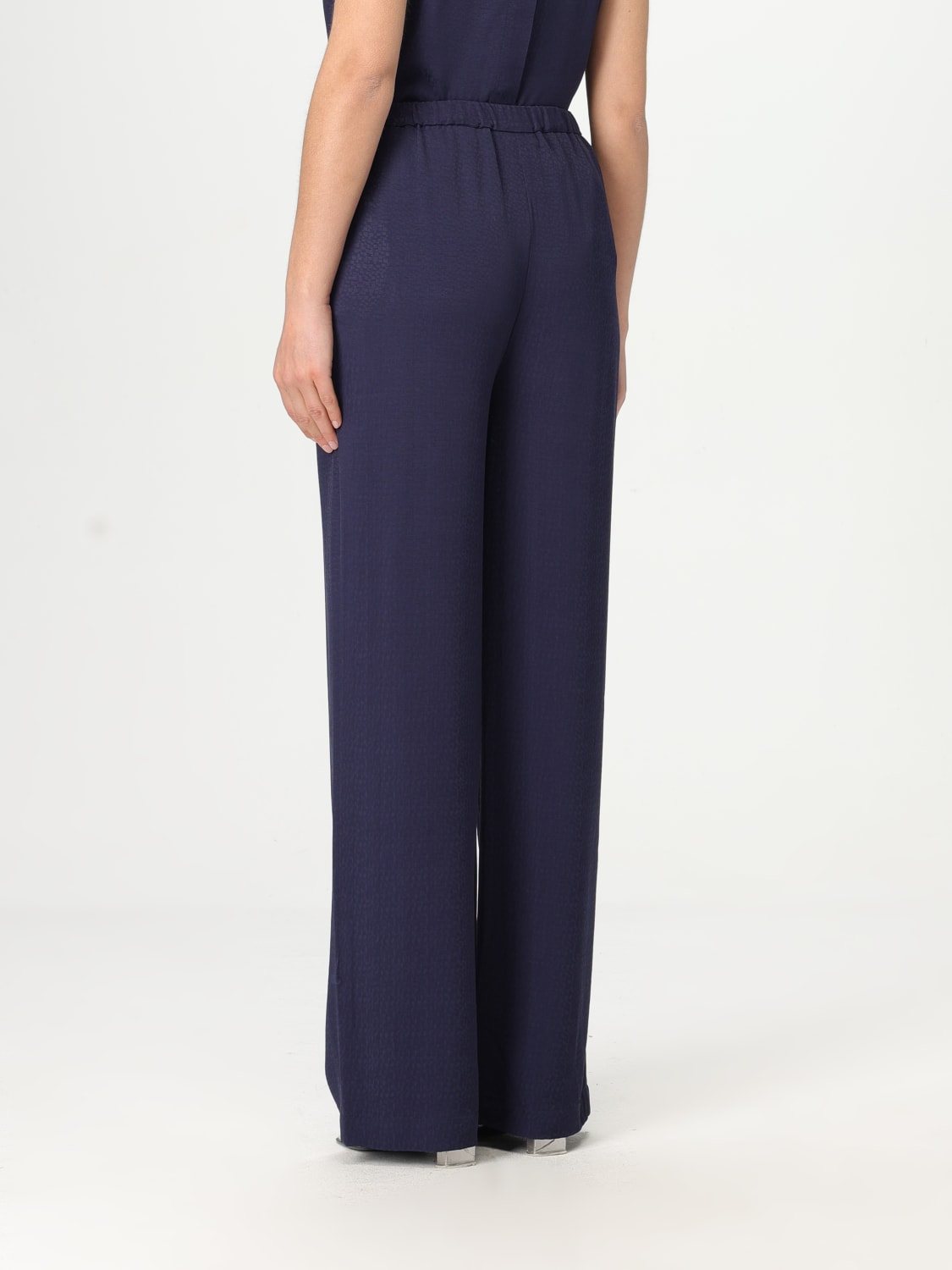 EMPORIO ARMANI PANTALONE: Pantalone Emporio Armani in viscosa , Blue - Img 3