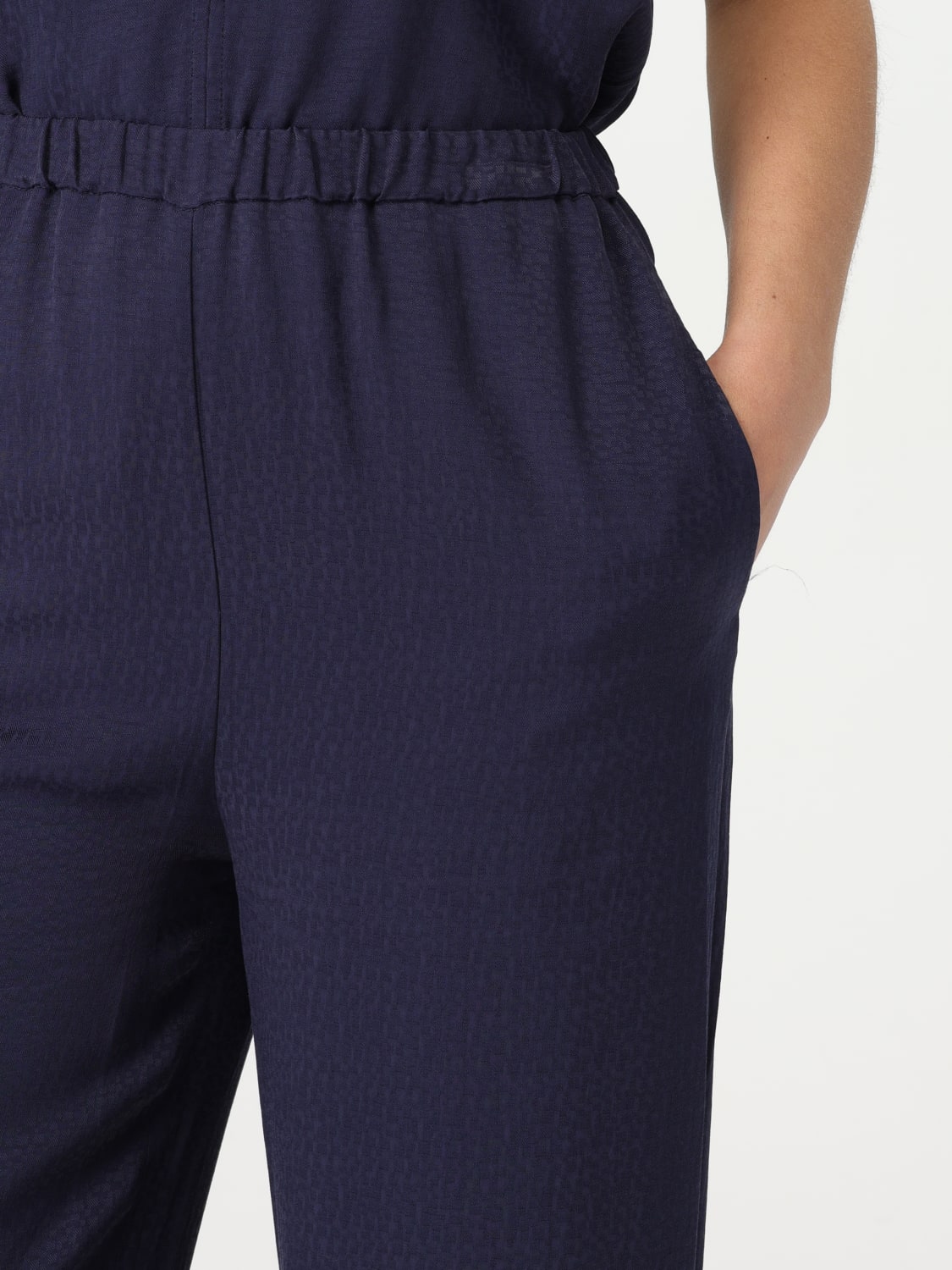 EMPORIO ARMANI PANTALONE: Pantalone Emporio Armani in viscosa , Blue - Img 4