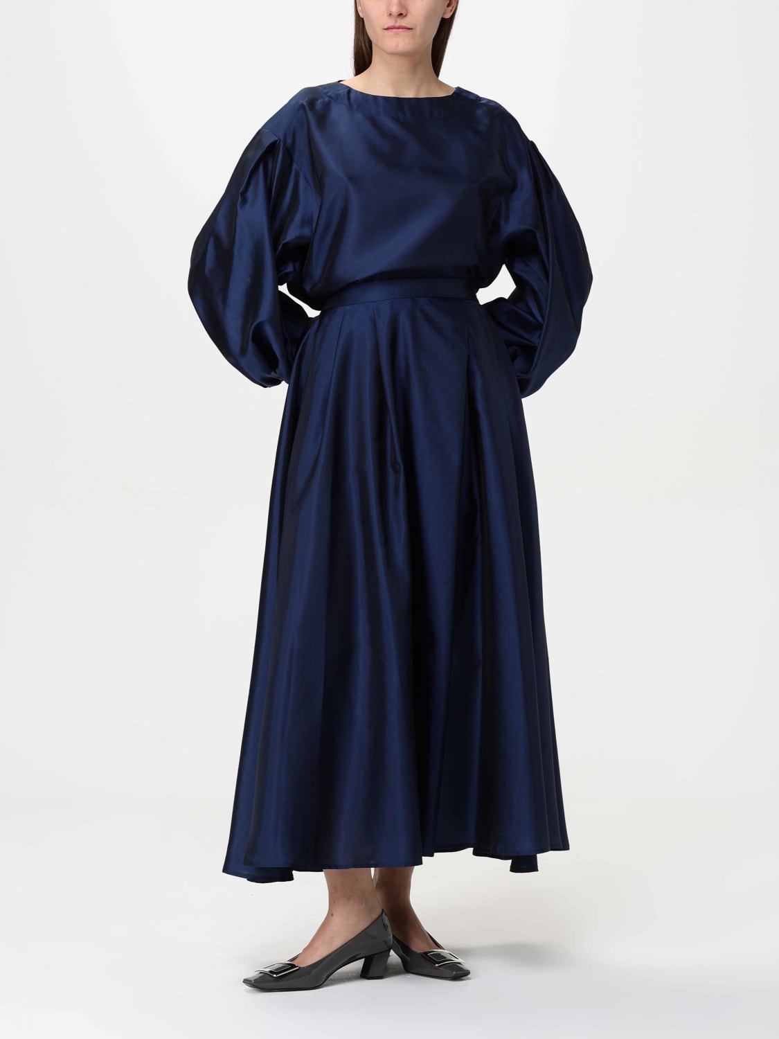 スカート EMPORIO ARMANI Woman Skirt Blue EW001453AF12520 UB115 Women's Long and Short Skirts | Emporio Armani