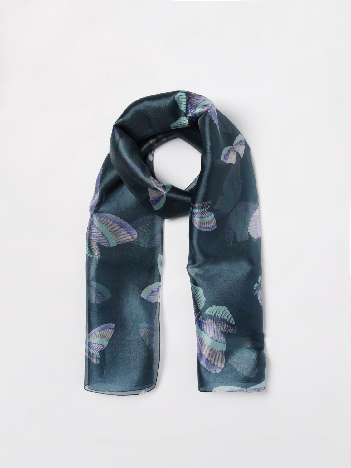 スカーフ EMPORIO ARMANI Woman Neck scarf Green EW002074AF16534 FB021 EMPORIO ARMANI: Neck scarf woman - Green | Emporio Armani
