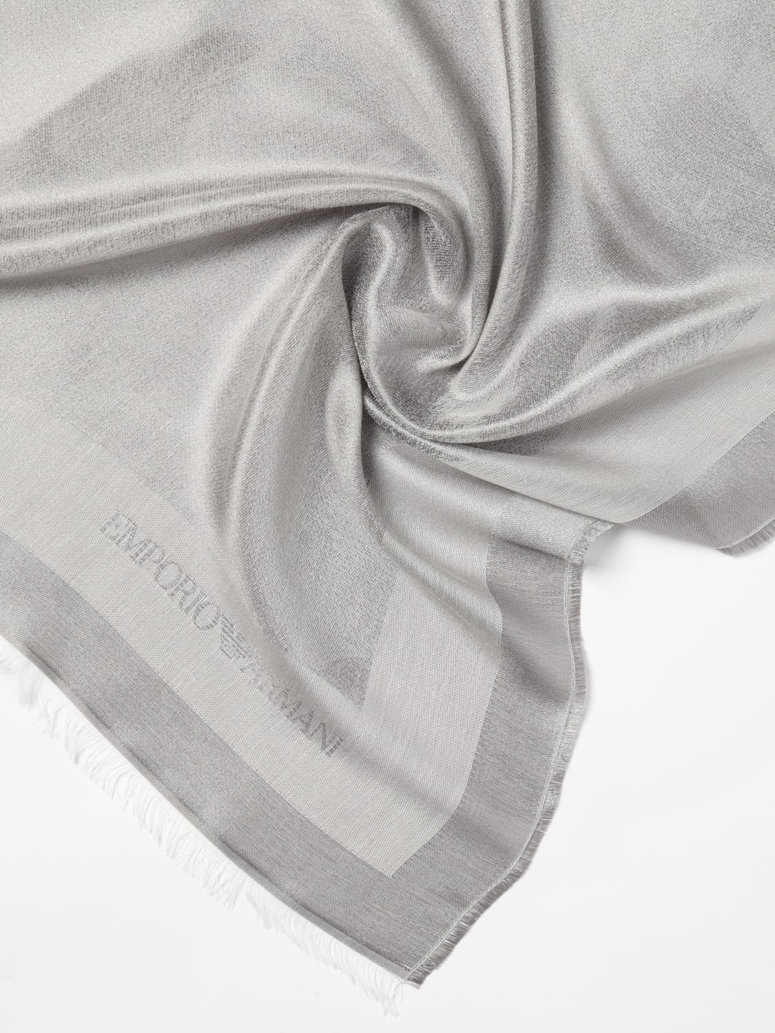 スカーフ EMPORIO ARMANI Woman Neck scarf Grey EW001864AF15673 F8044 EMPORIO ARMANI: Neck scarf woman - Grey | Emporio Armani