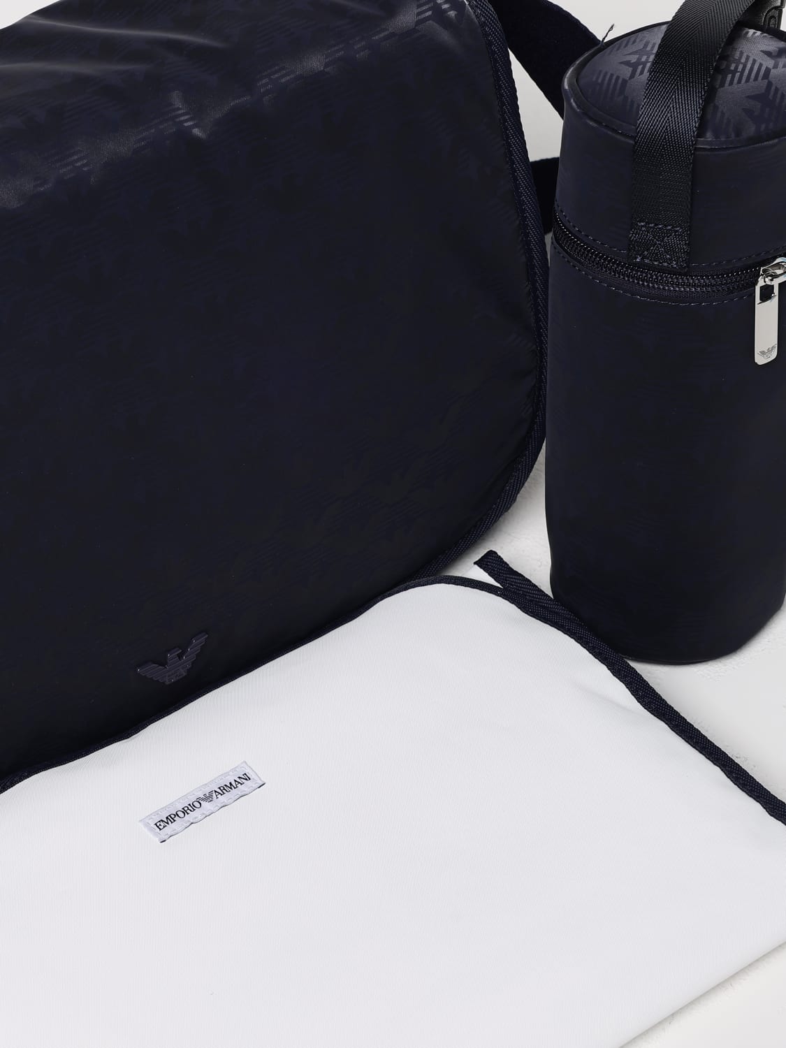 EMPORIO ARMANI BLANKET SET: Bag kids Emporio Armani, Blue - Img 3