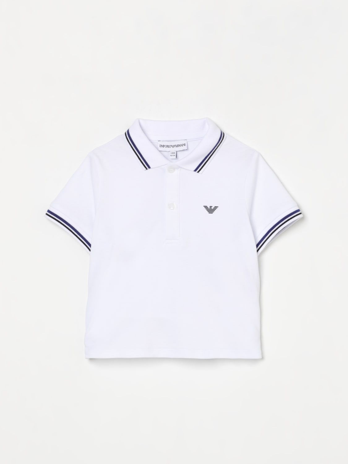 EMPORIO ARMANI T-SHIRT: T-shirt kids Emporio Armani, White - Img 1