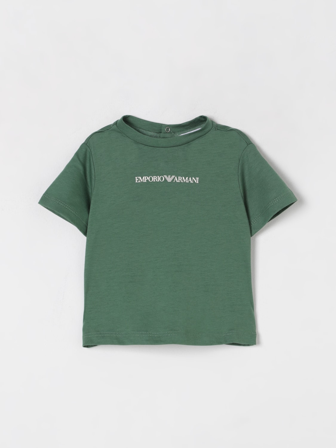 EMPORIO ARMANI CAMISETA: Camiseta niños Emporio Armani, Verde - Img 1