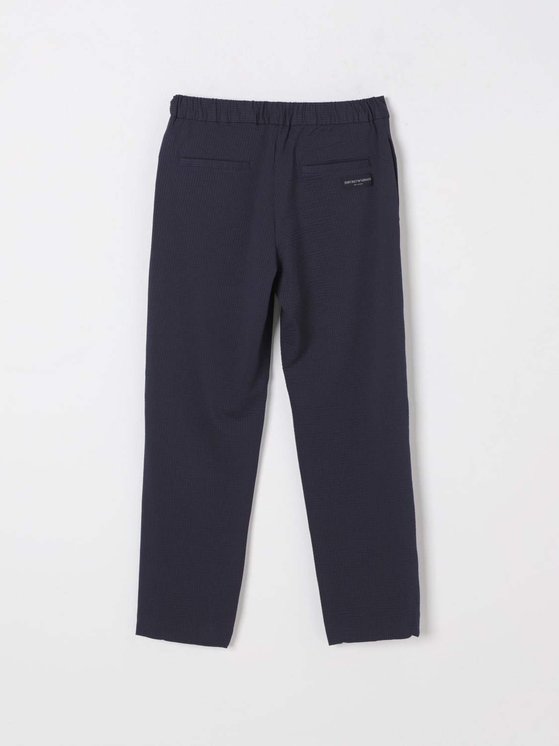 EMPORIO ARMANI PANTALONES: Pantalón niños Emporio Armani, Azul Oscuro - Img 2