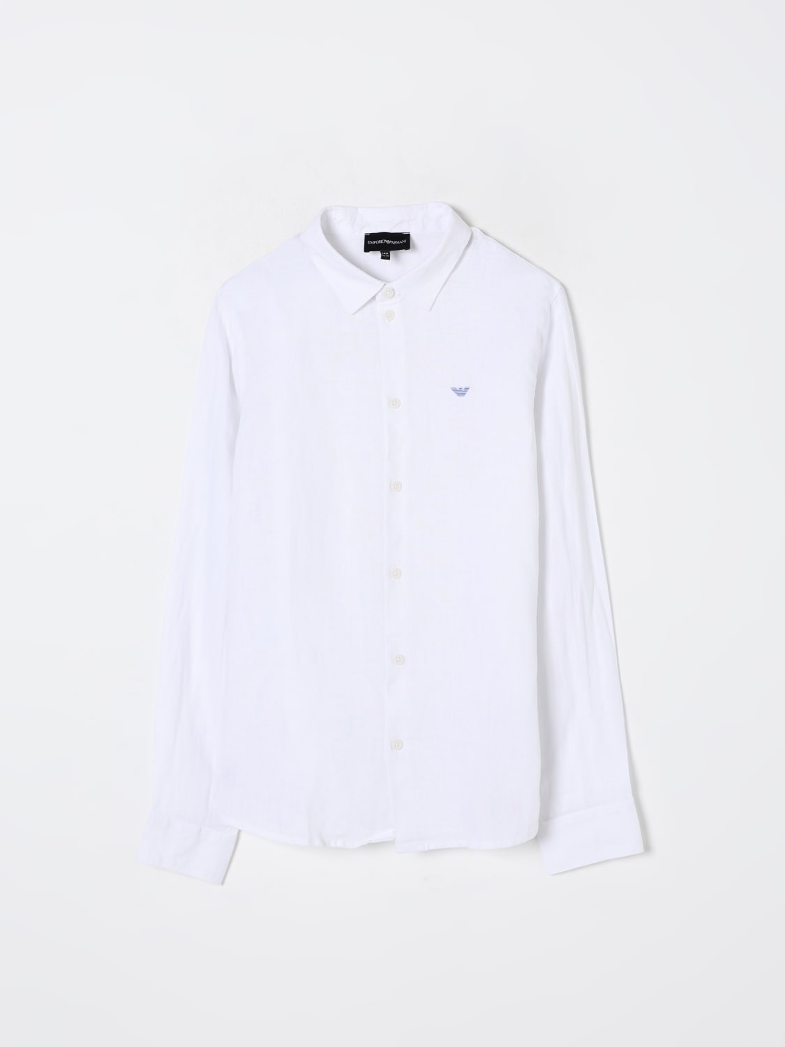 EMPORIO ARMANI 衬衫: 衬衫 儿童 Emporio Armani, 白色 - Img 1