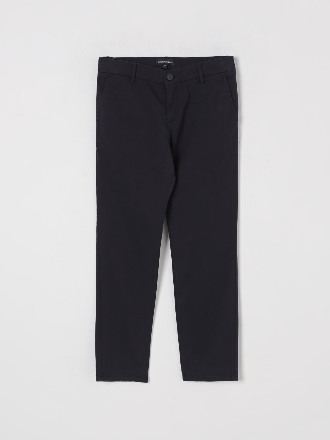 EMPORIO ARMANI TROUSERS: Trousers kids Emporio Armani, Blue - Img 1