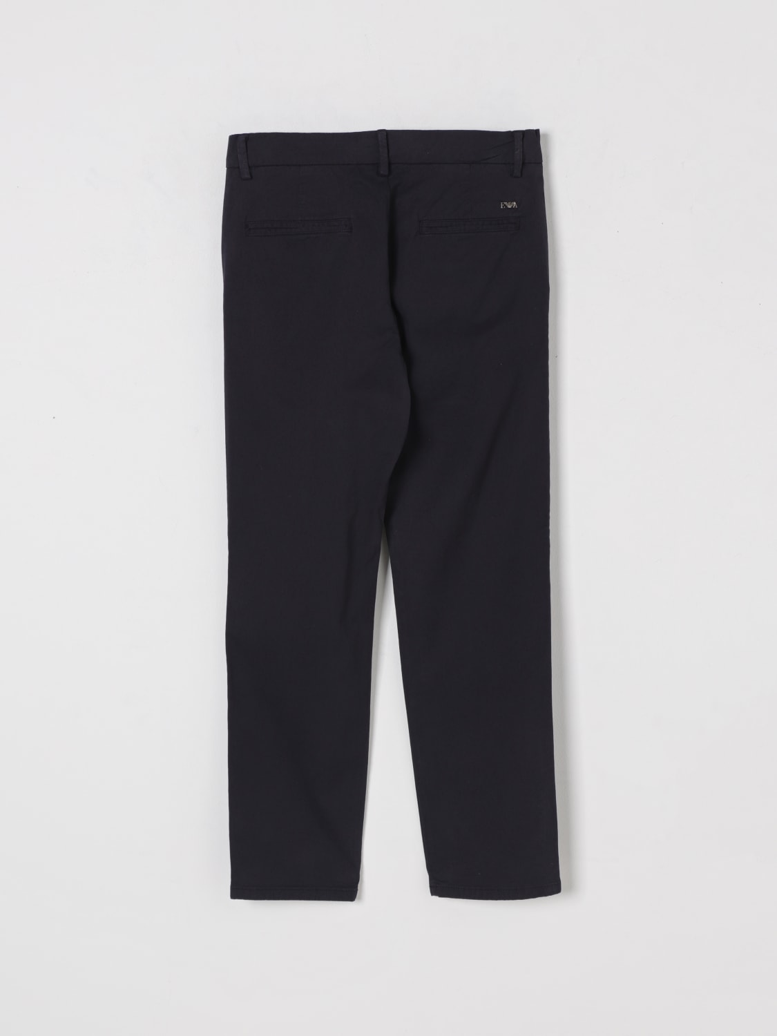 EMPORIO ARMANI TROUSERS: Trousers kids Emporio Armani, Blue - Img 2