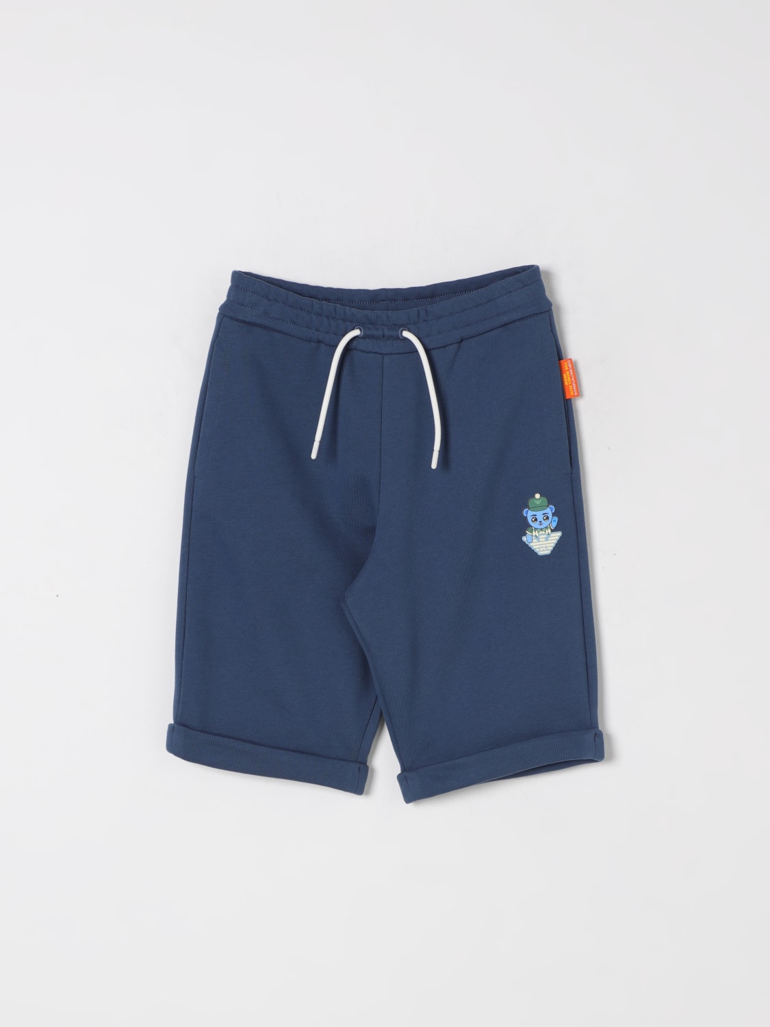 EMPORIO ARMANI SHORTS: Shorts kids Emporio Armani, Blue - Img 1