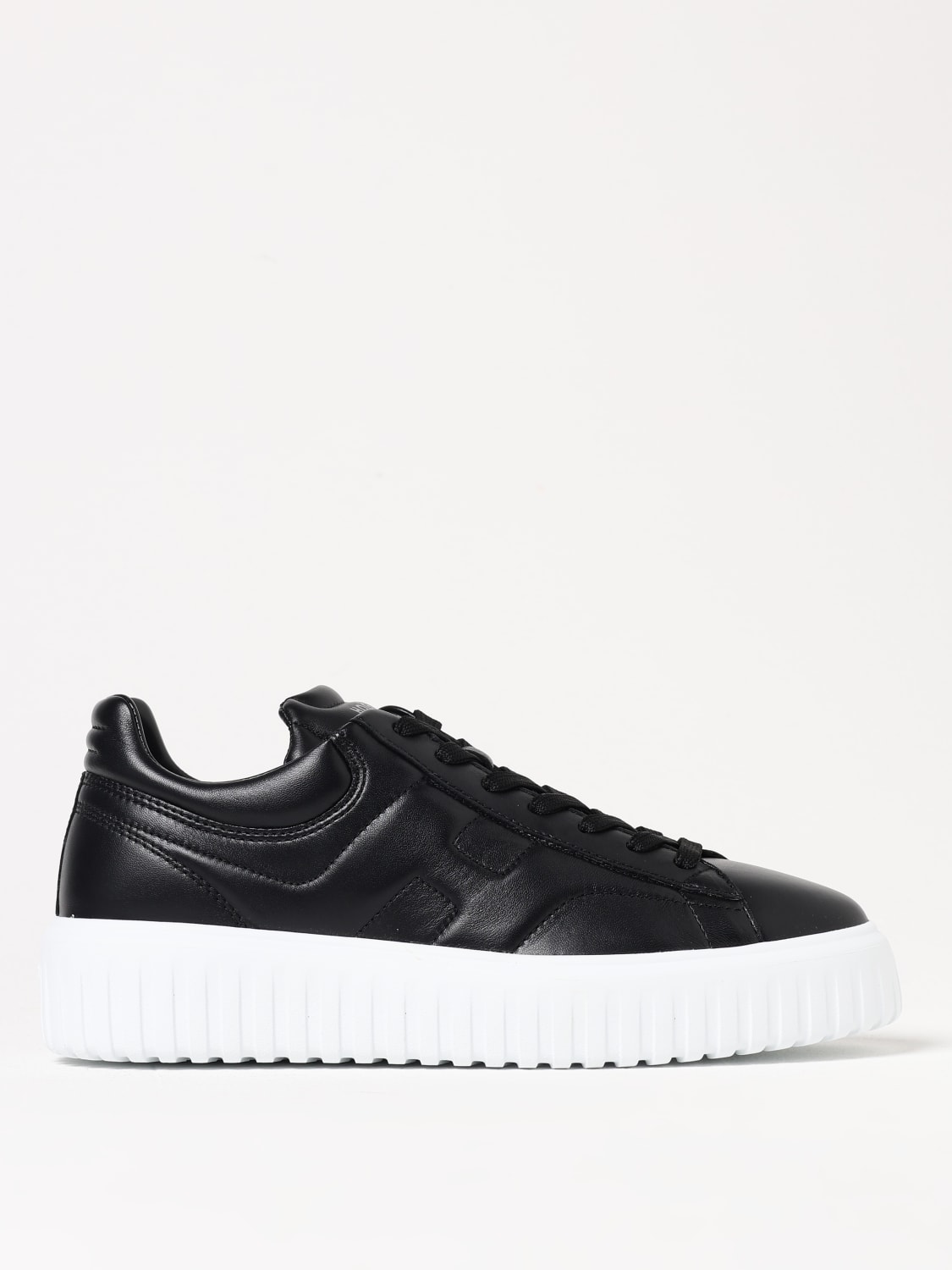 スニーカー HOGAN Men Sneakers Black HXM6450FO70LE9 9998 Sneakers Hogan H-Stripes WHITE, BLACK for Man