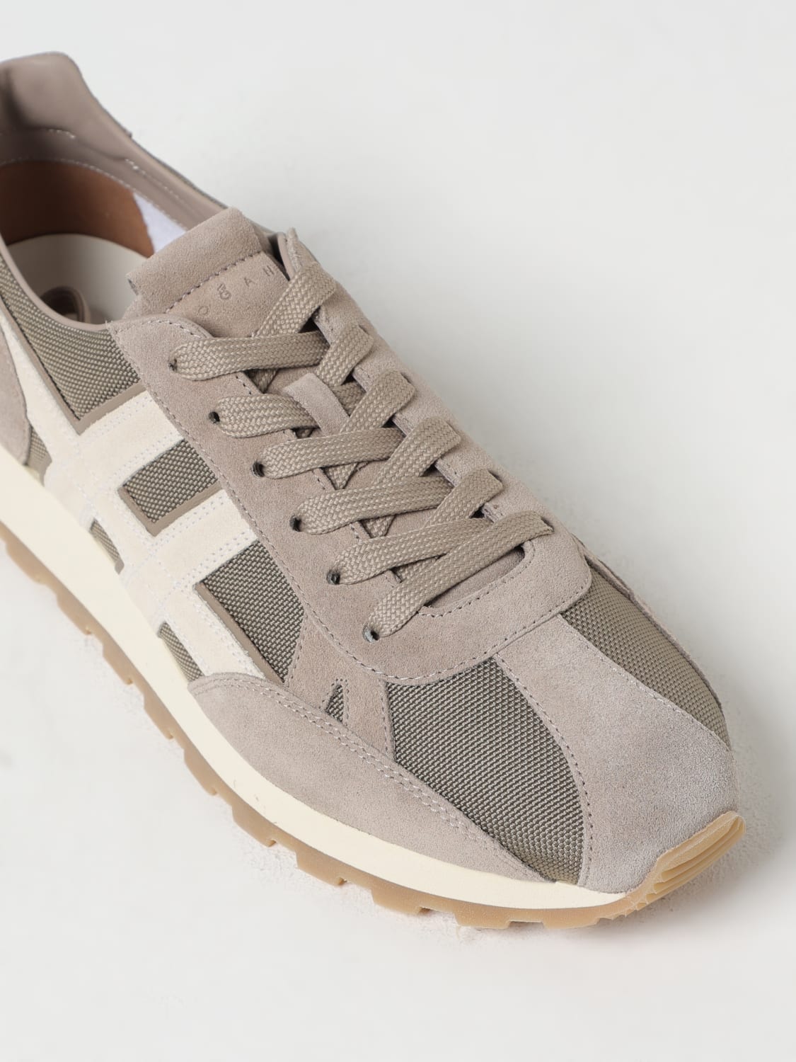 HOGAN: Sneakers men - Beige | Hogan sneakers HXM6710FQ80U6A