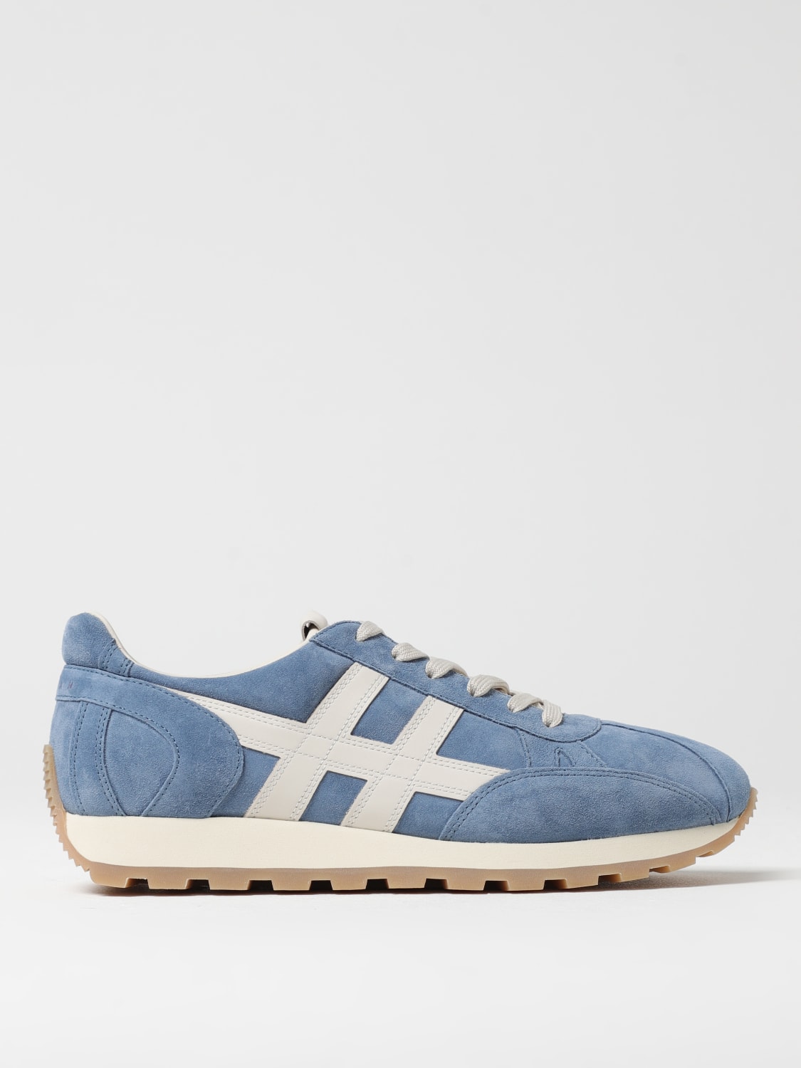 スニーカー HOGAN Men Sneakers Gnawed Blue HXM6710FP00U49 0US9 HOGAN: Sneakers men - Gnawed Blue | Hogan sneakers