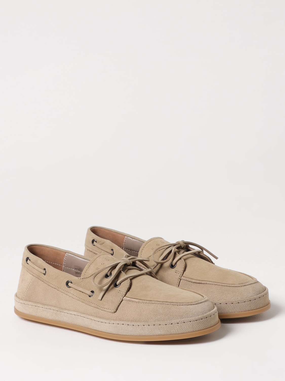 HOGAN LOAFERS: Shoes men Hogan, Beige - Img 2