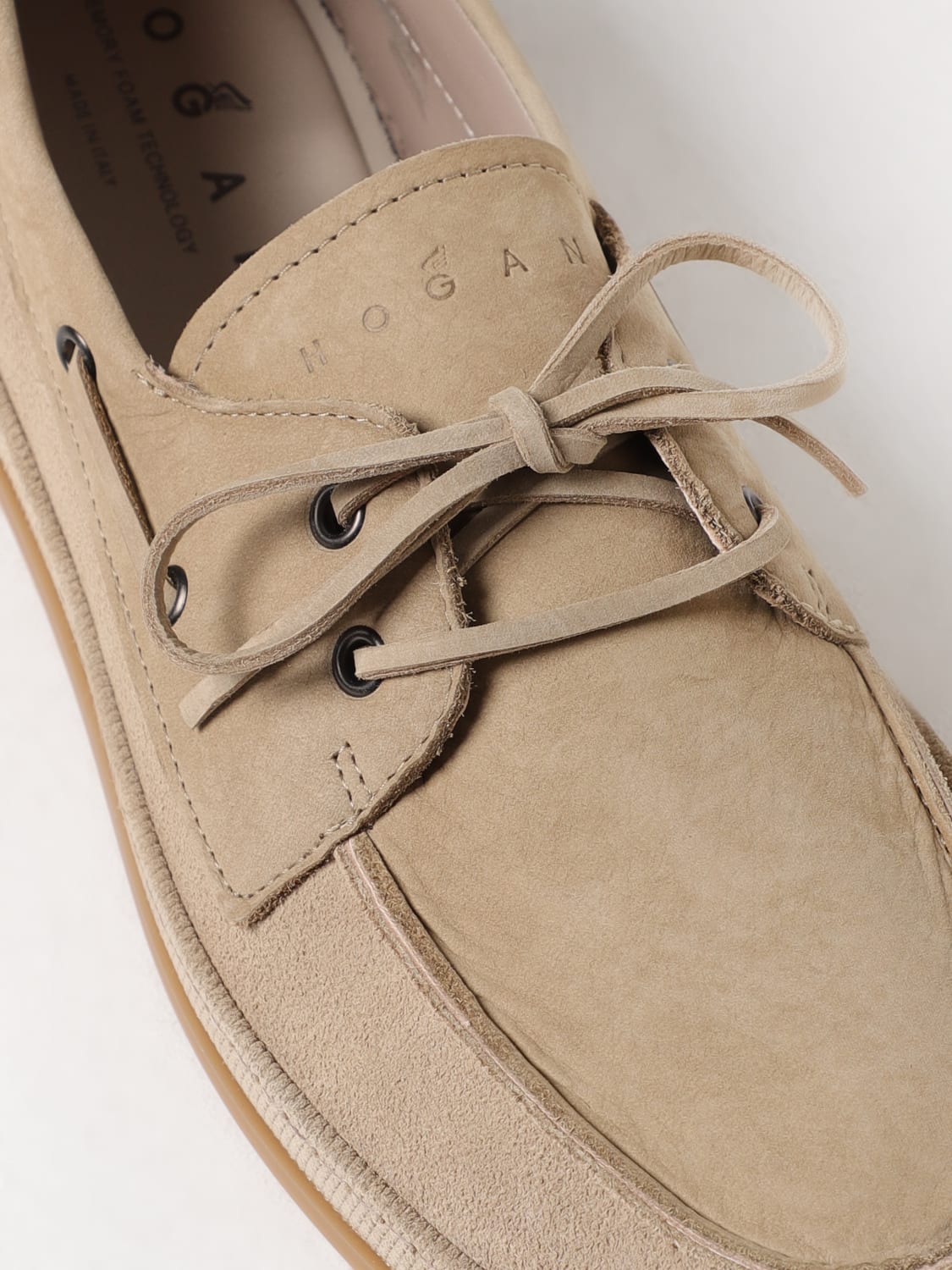 HOGAN LOAFERS: Shoes men Hogan, Beige - Img 4