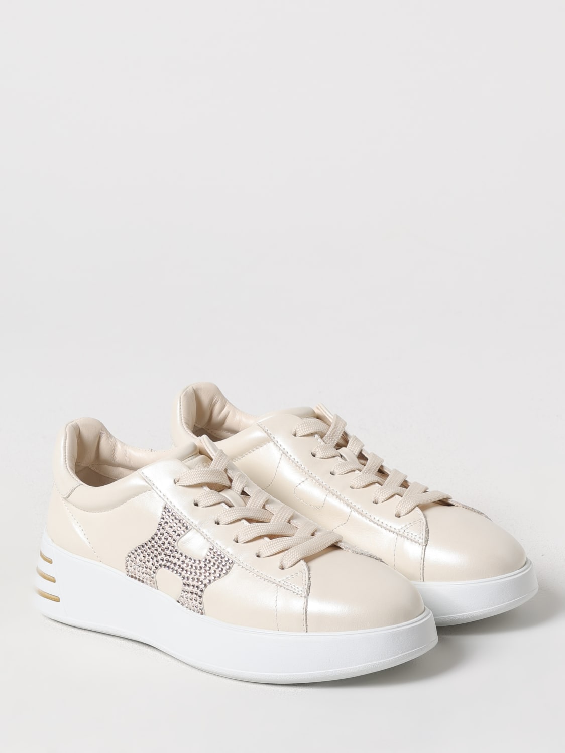スニーカー HOGAN Woman Sneakers Beige HXW5640ES90U37 8O90 HOGAN: Sneakers woman - Beige | Hogan sneakers